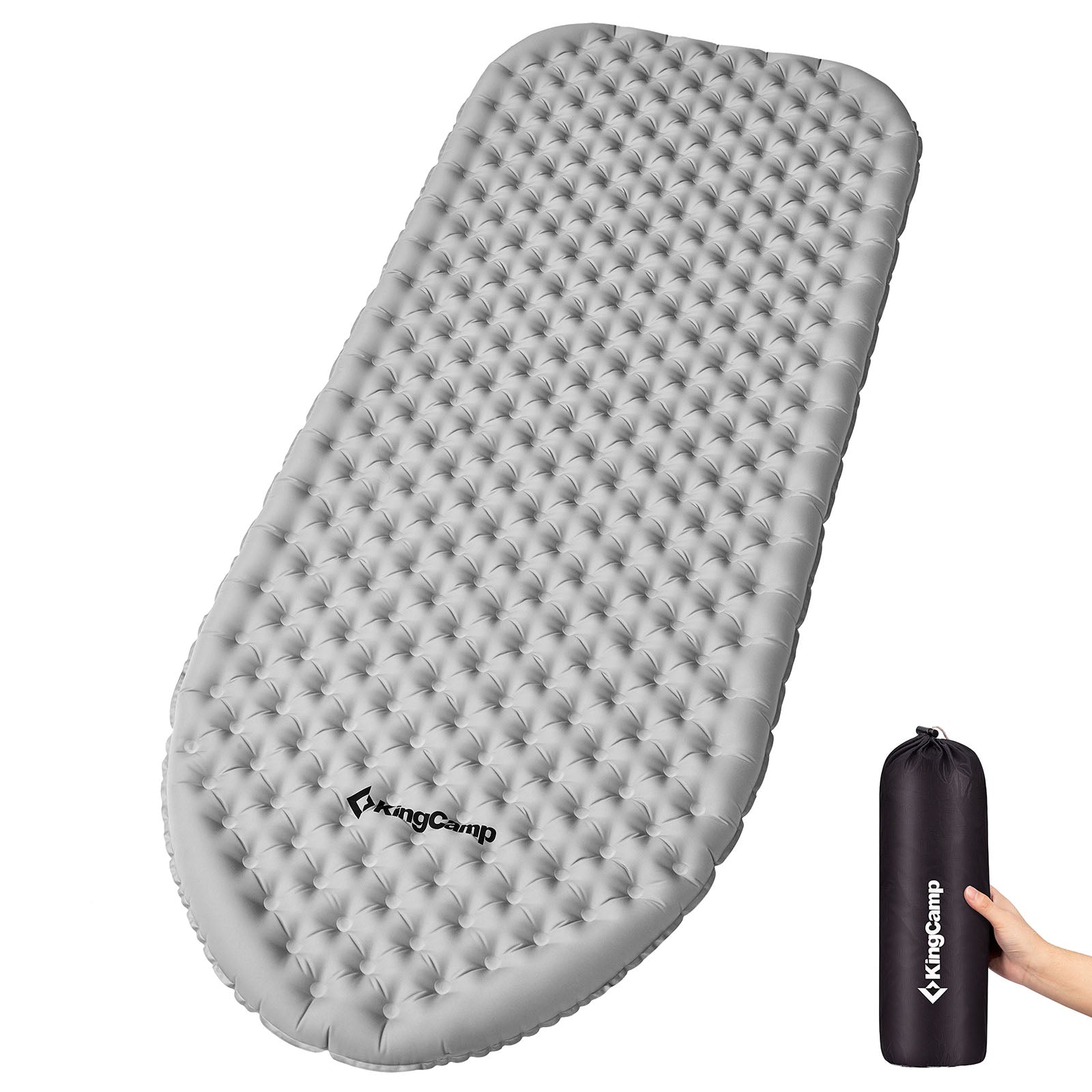 Matelas de couchage KINGCAMP Viborg 8.0 Trekking Camping Matelas pneumatique Léger 840 g
