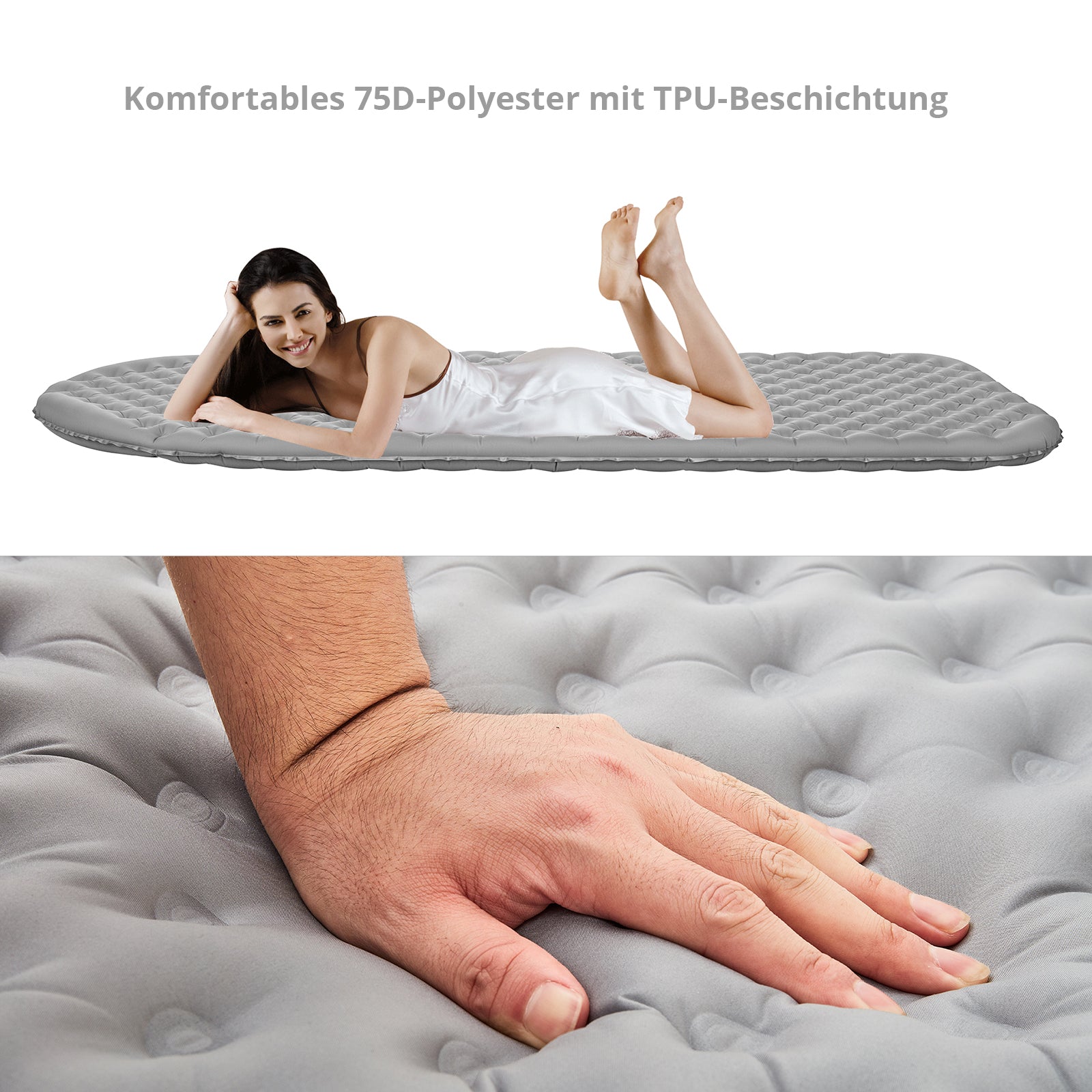 Matelas de couchage KINGCAMP Viborg 8.0 Trekking Camping Matelas pneumatique Léger 840 g
