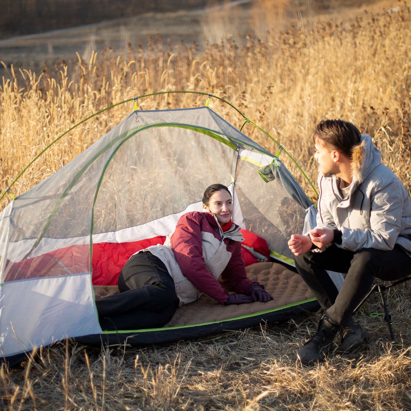Matelas de couchage KINGCAMP Viborg 8.0 Trekking Camping Matelas pneumatique Léger 840 g