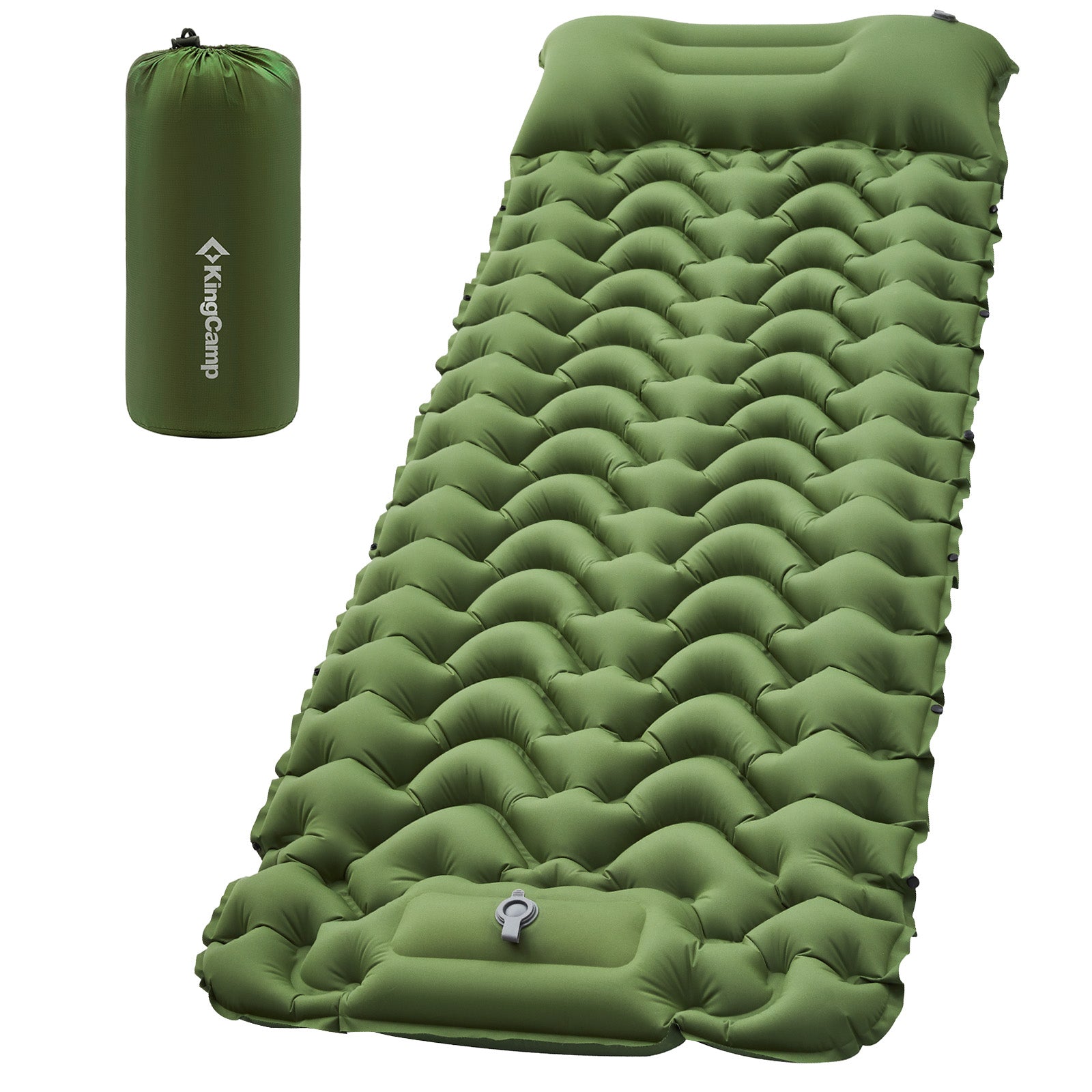 Matelas de couchage de trekking KINGCAMP Wildwood Camping Air Bed Thermo Mat léger 0,9 kg
