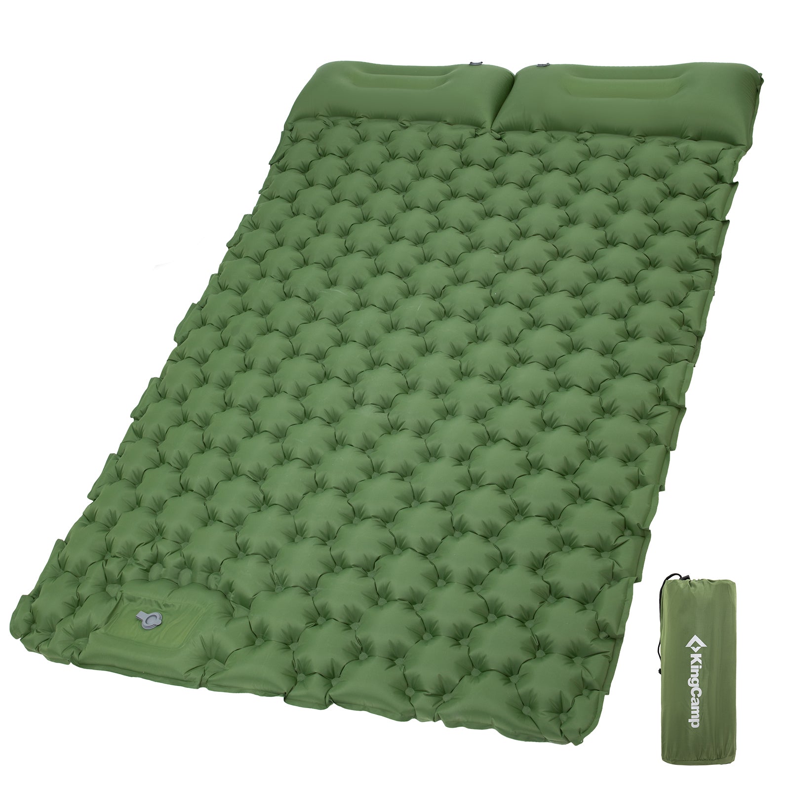 KINGCAMP Camping Luftbett Wildwood Double 2 Personen Doppel Isomatte 1,6 kg