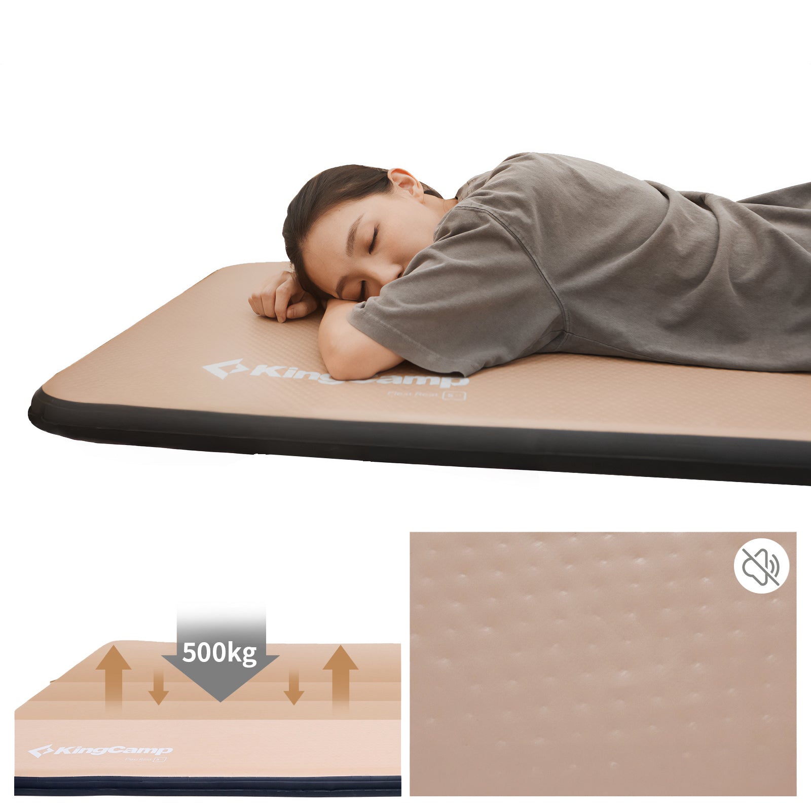 KINGCAMP Camping Luftbett Cloud Rest Isomatte Outdoor Matte TPU Leicht 1,9 kg