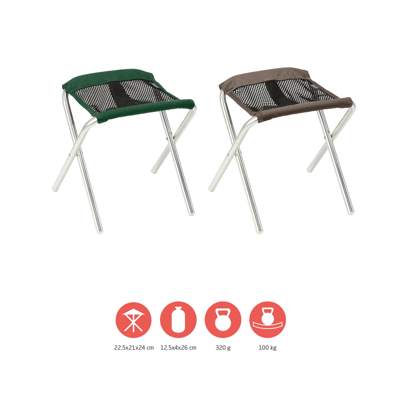 GRAND CANYON Sinyala Micro Folding Stool Camping Aluminum 320g Lightweight 100kg