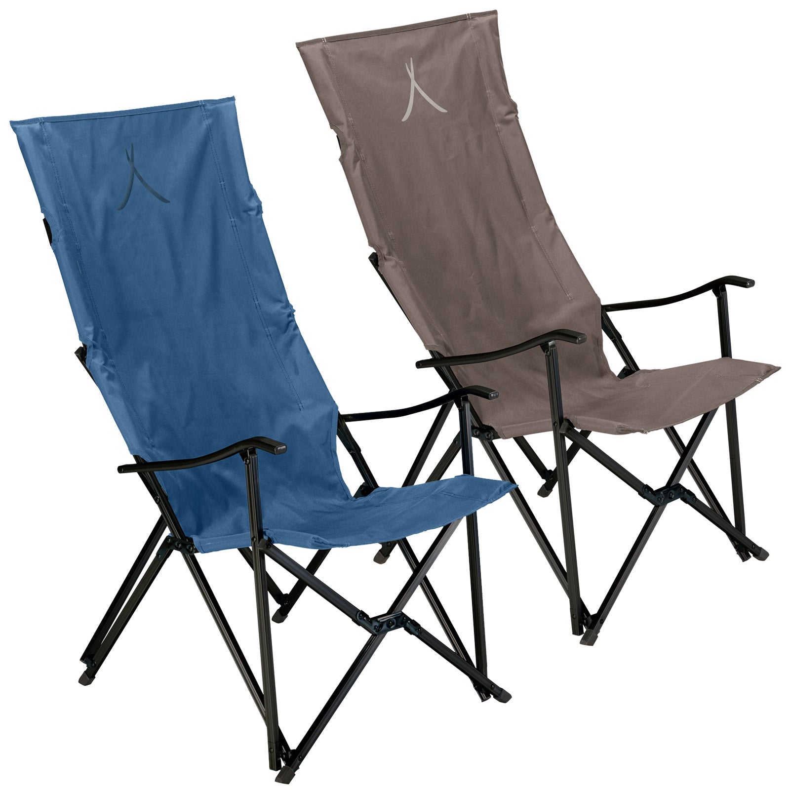 GRAND CANYON El Tovar chaise pliante de camping à dossier haut accoudoir extérieur aluminium 100 kg