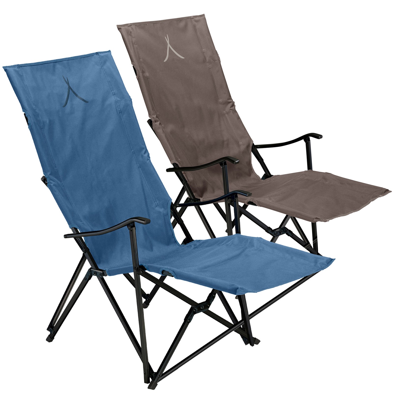 GRAND CANYON El Tovar chaise longue de camping pliante à dossier haut avec accoudoirs en aluminium 100 kg
