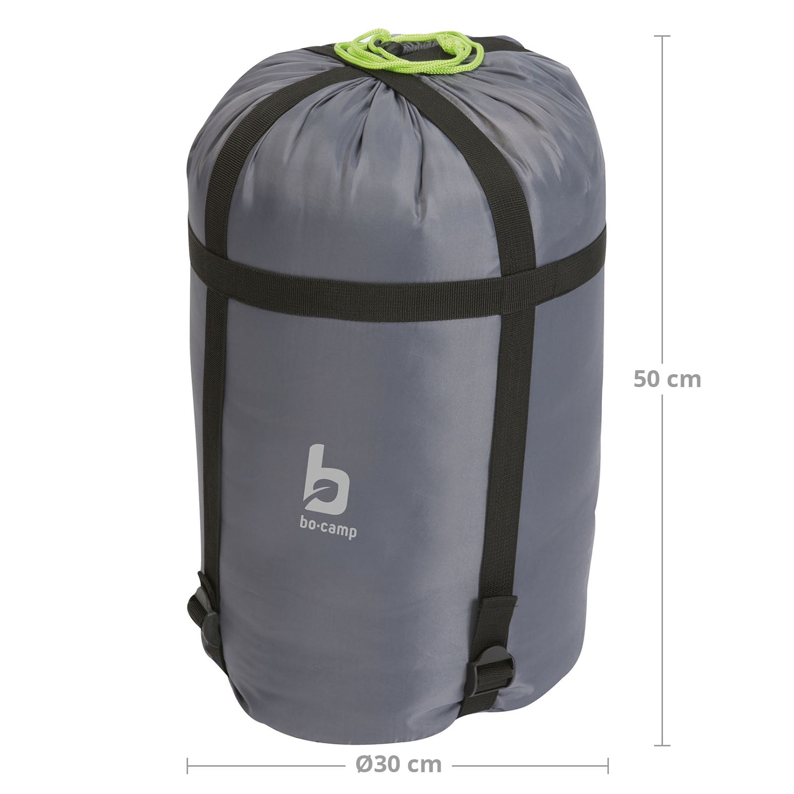BO-CAMP Kompressionspacksack XL Kompressionssack Schlafsack Beutel Packsack groß