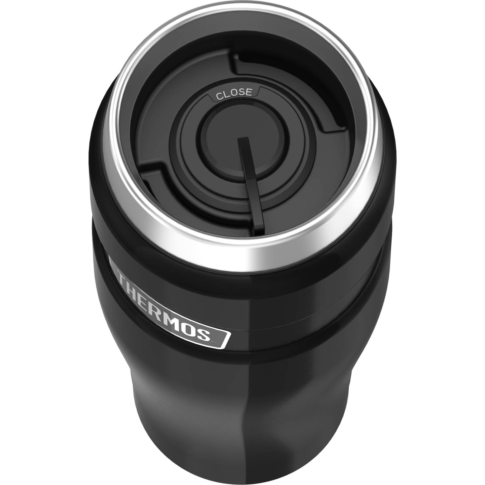 THERMOS Becher 0,47L Isolierbecher KFZ Auto Kaffee Camping Trinkbecher Edelstahl