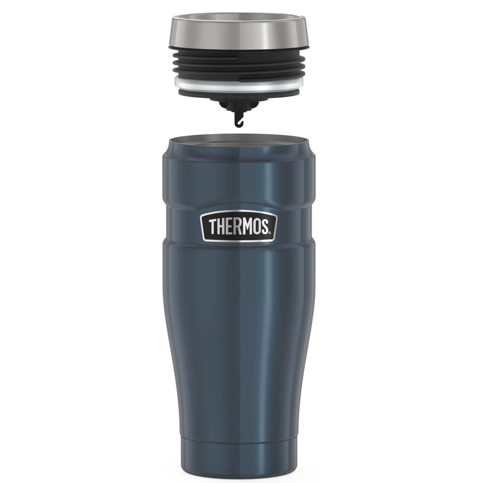 THERMOS Becher 0,47L Isolierbecher KFZ Auto Kaffee Camping Trinkbecher Edelstahl