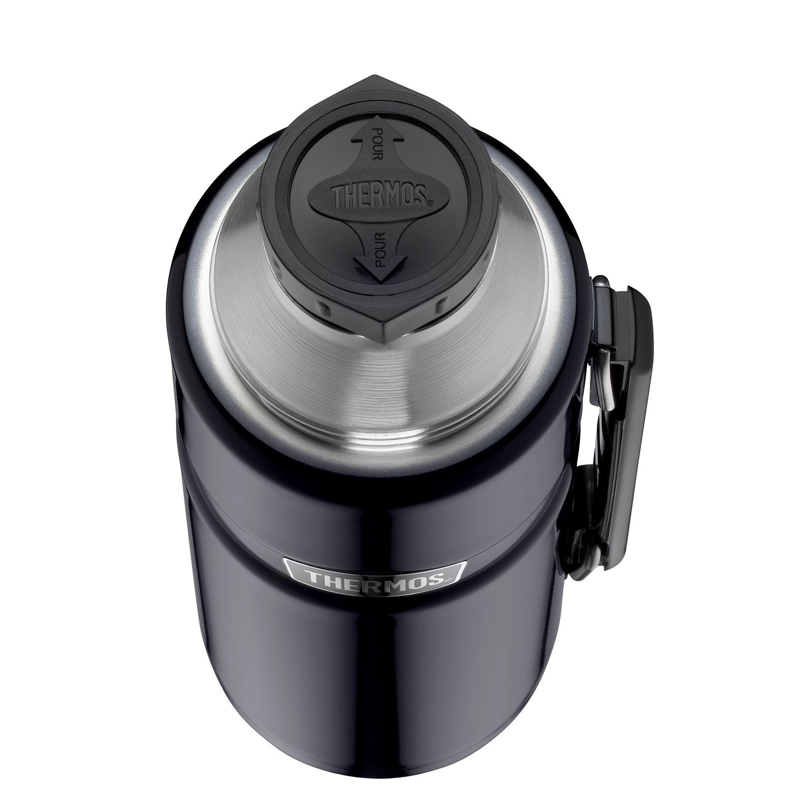 THERMOS Kanne King 1,2 Isolierflasche Flasche Isolierkanne Becher Drehverschluss