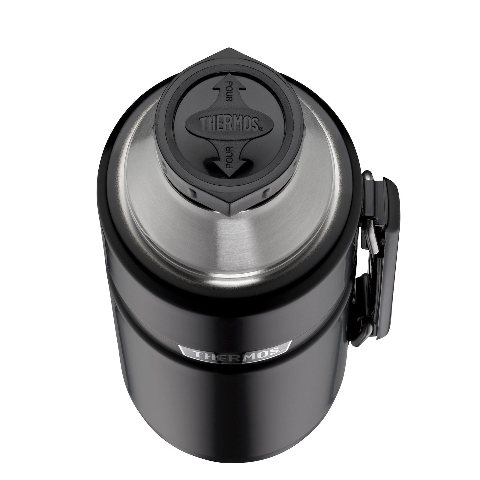 THERMOS Kanne King 1,2 Isolierflasche Flasche Isolierkanne Becher Drehverschluss