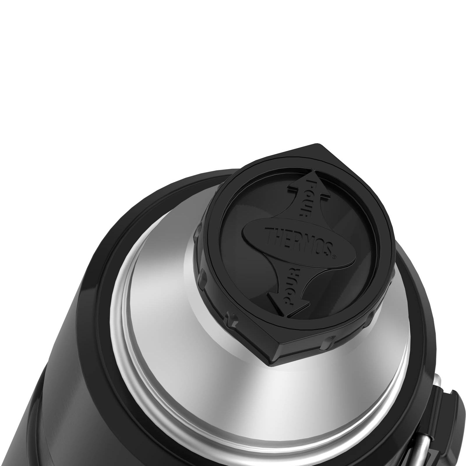 THERMOS Kanne King 1,2 Isolierflasche Flasche Isolierkanne Becher Drehverschluss