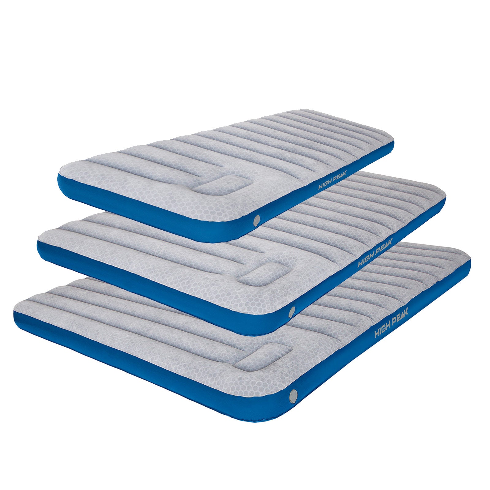 Matelas gonflable HIGH PEAK Cross Beam XL - Matelas de camping, lit d'appoint, pompe