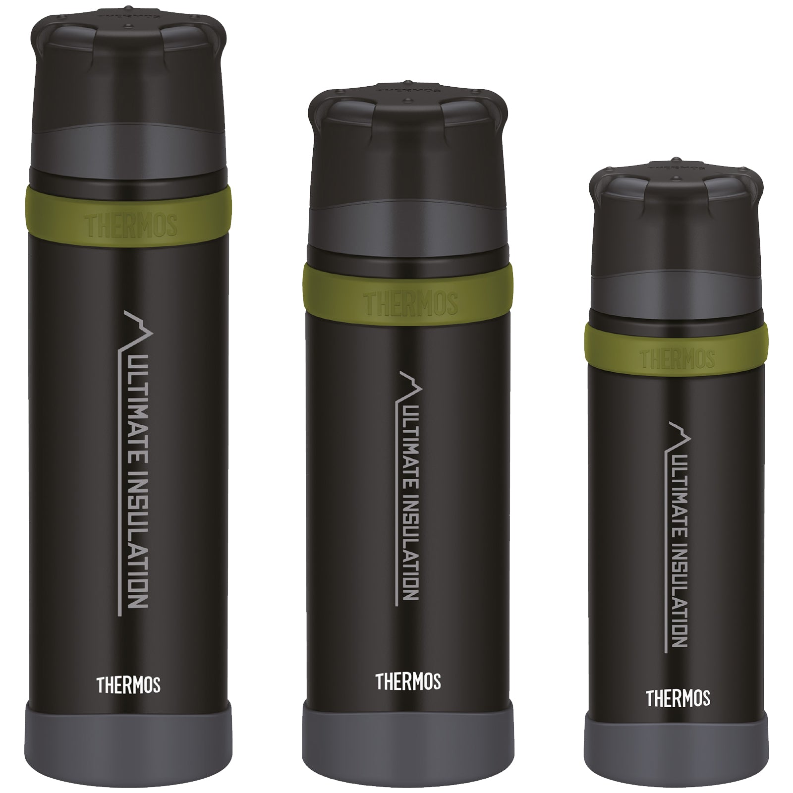 THERMOS Flasche Isolierflasche Mountain Weithals Drehverschluss Becher Leicht