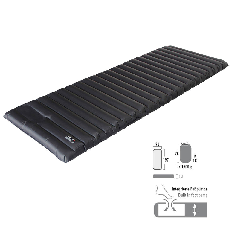 HIGH PEAK Sleeping Mat Dayton XL Airbed Air Mattress with Pump Wide&Long Lightweight