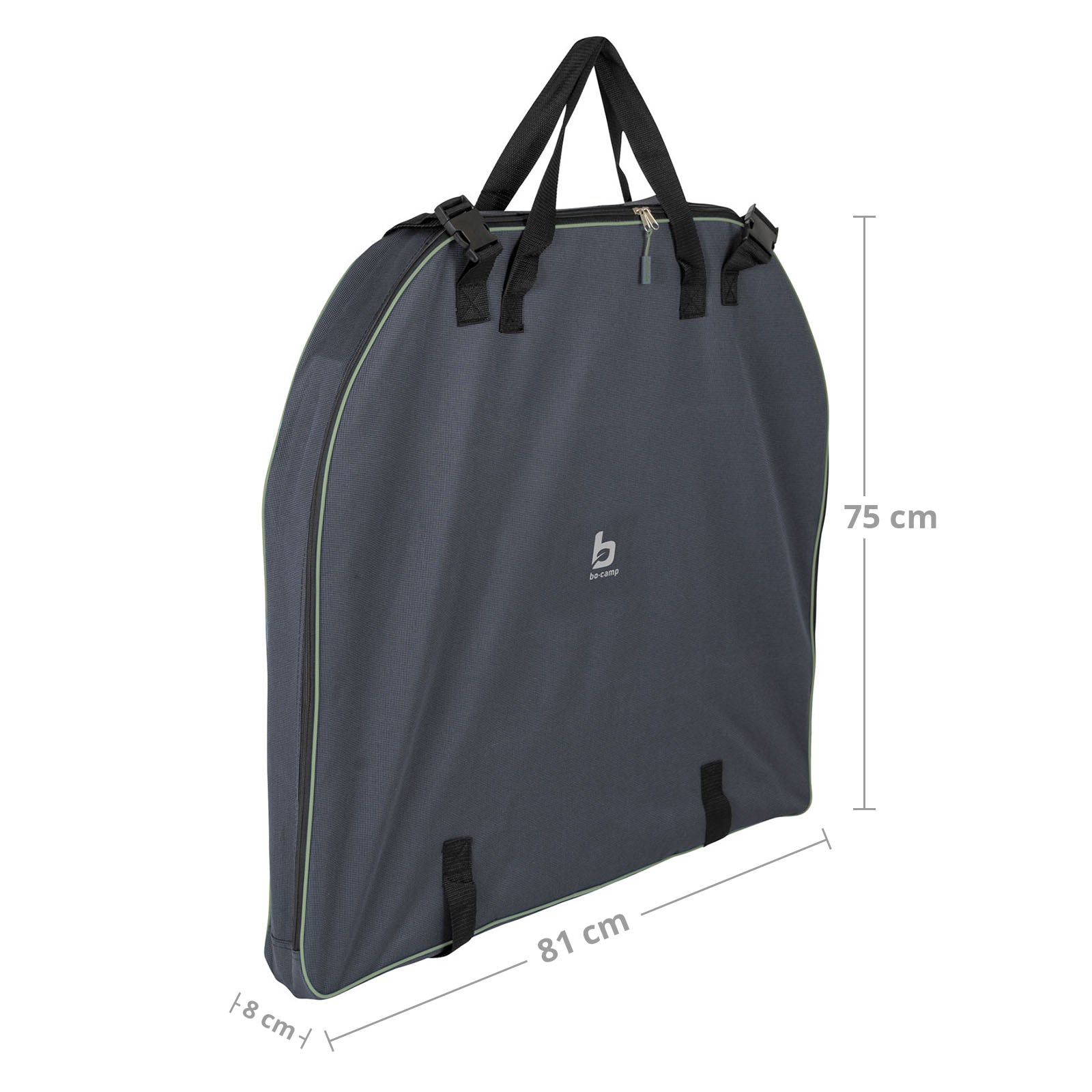 BO-CAMP Universal Camping Klapp Tisch Pack Tasche Aufbewahrung Schutzhülle oval