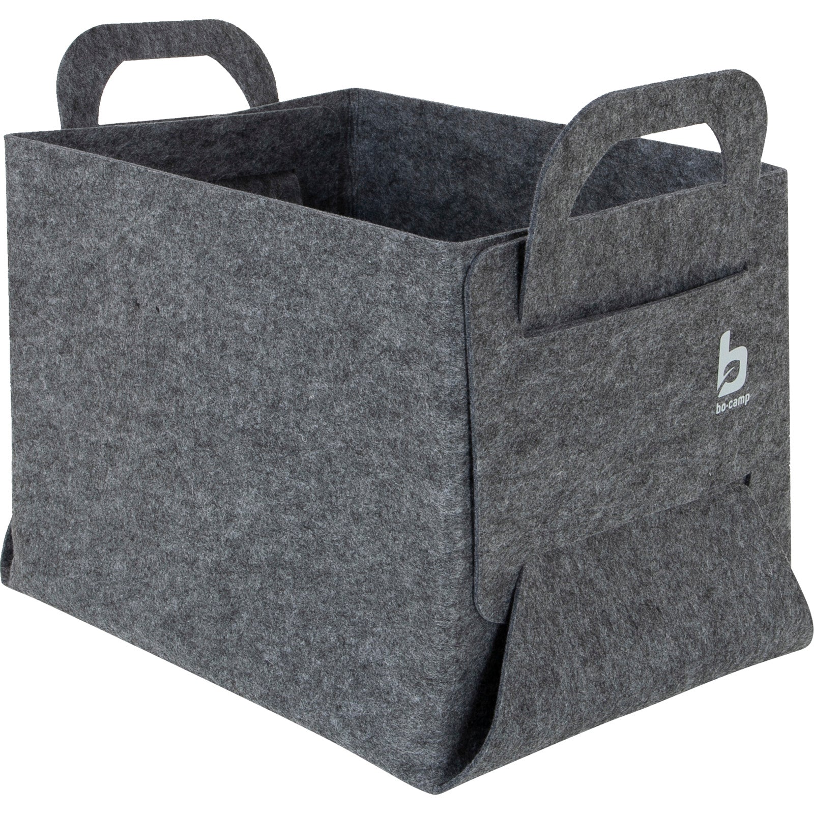 BO-CAMP Camping Felt Basket Set of 3 Barnsburry Folding Basket Organizer Storage Box