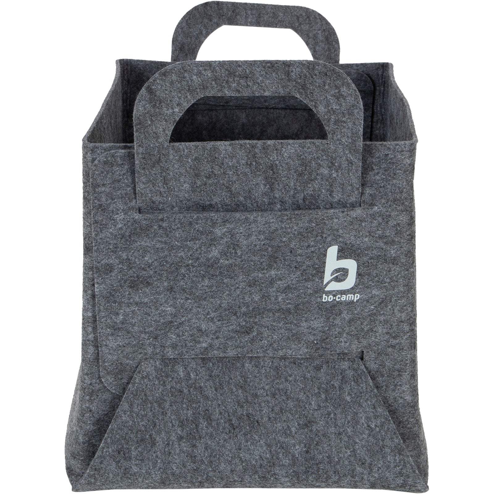BO-CAMP Camping Felt Basket Set of 3 Barnsburry Folding Basket Organizer Storage Box