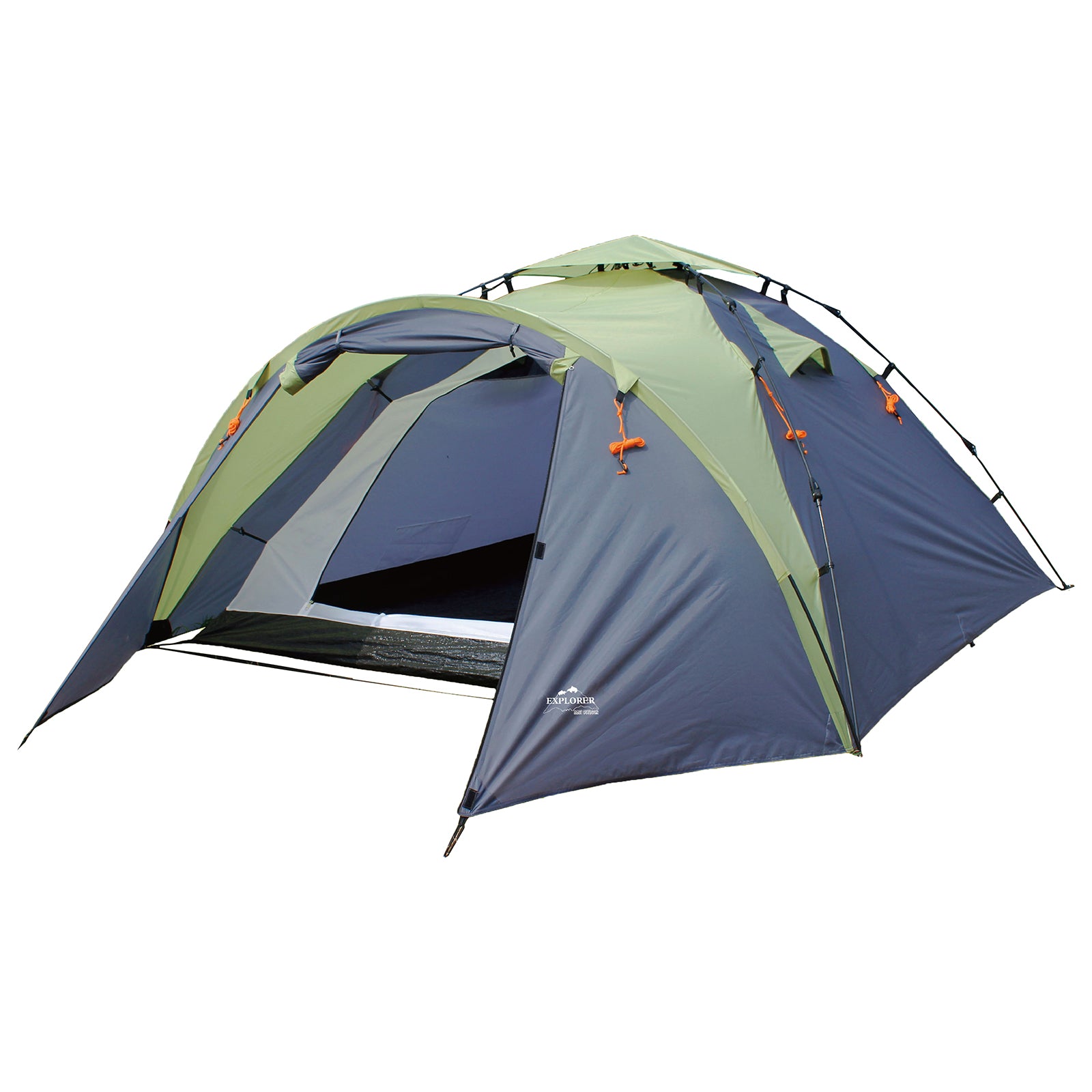 EXPLORER Automatikzelt Flash 3 Kuppelzelt Iglu Zelt Camping 2-3 Personen 3000 mm