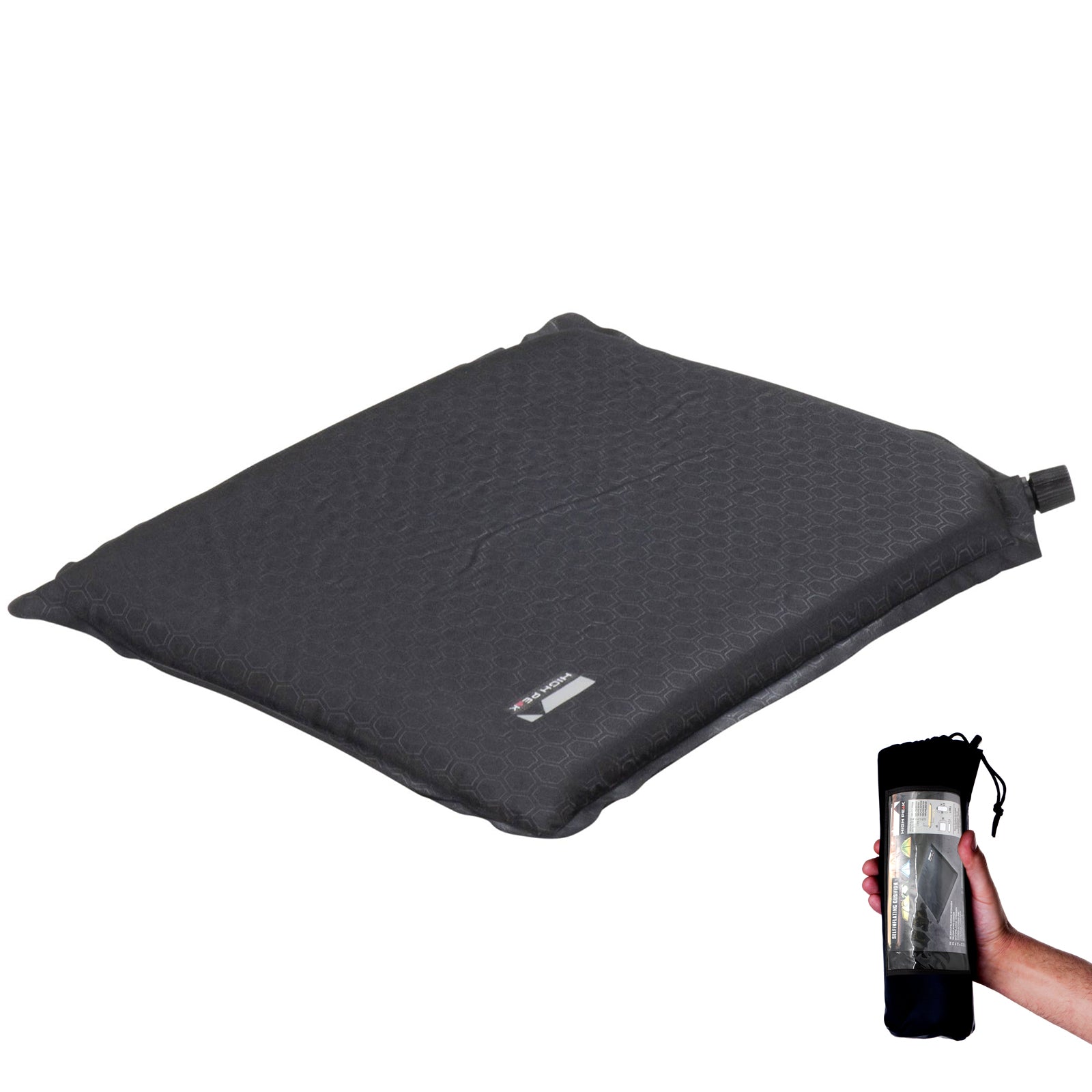 Coussin de siège HIGH PEAK coussin thermique autogonflant camping stade voyage pêche