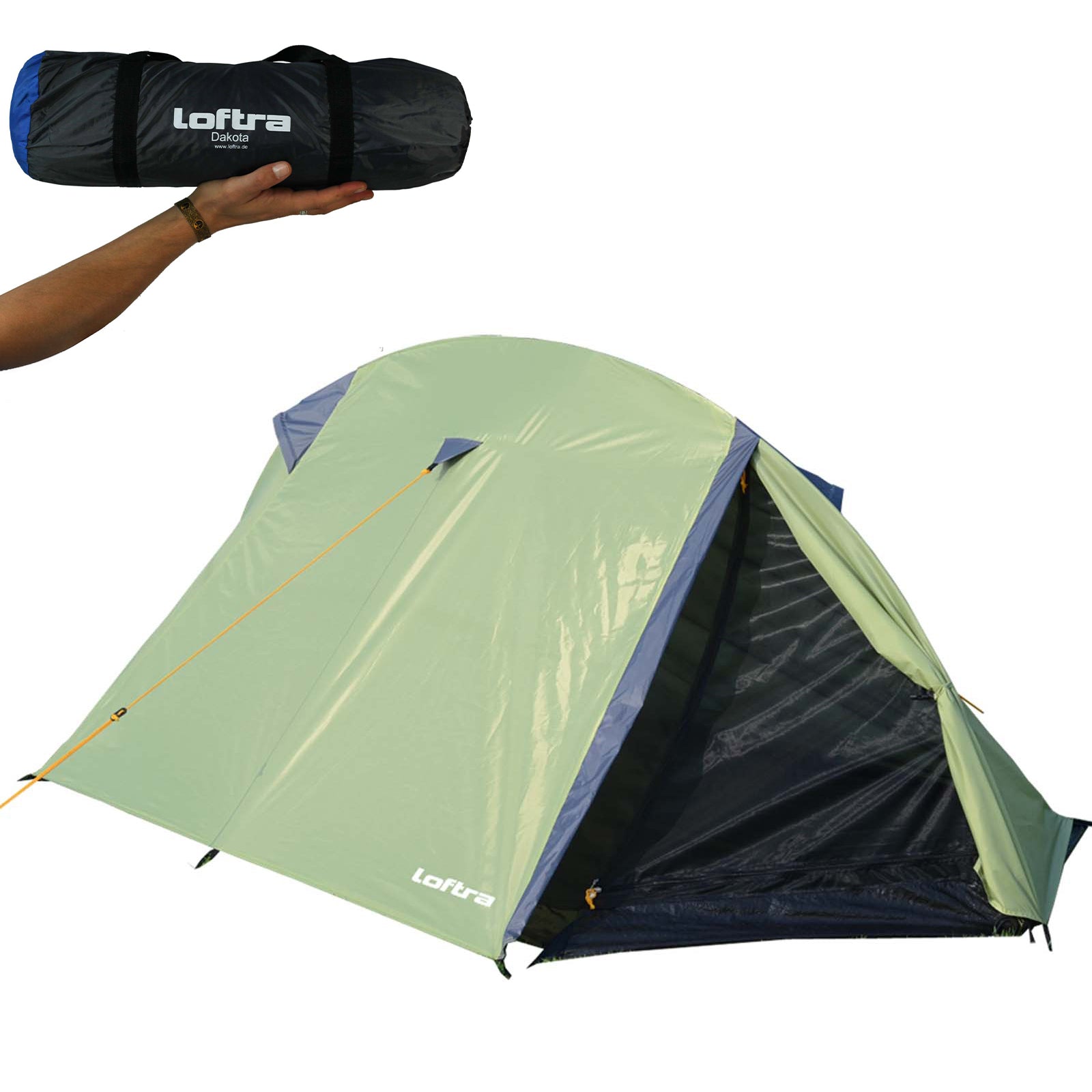 EXPLORER Einmannzelt Dakota 1 Personen Trekking Zelt Fahrrad Camping B