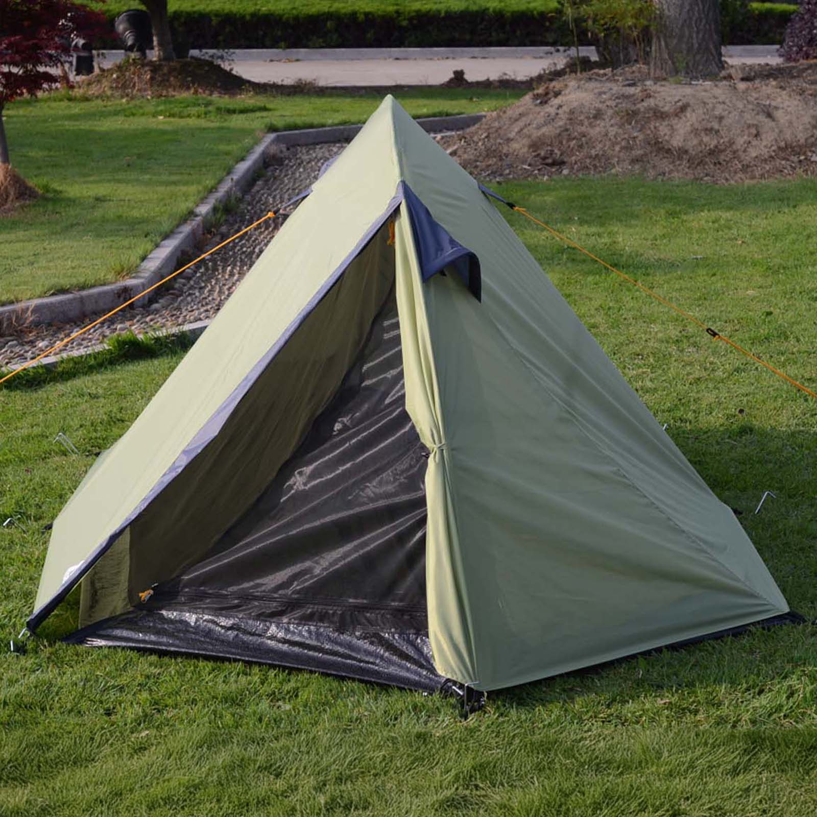 EXPLORER Einmannzelt Dakota 1 Personen Trekking Zelt Fahrrad Camping Biwak 1,9kg