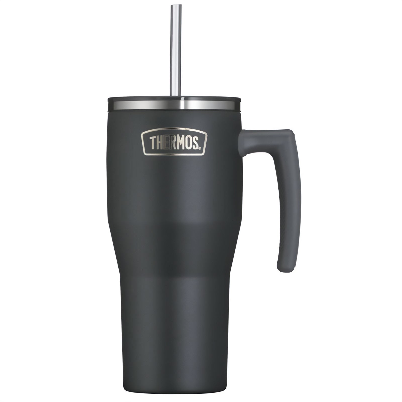 THERMOS Trinkbecher Refreshing Isolierbecher Trinkflasche Griff Strohhalm 0,85 L