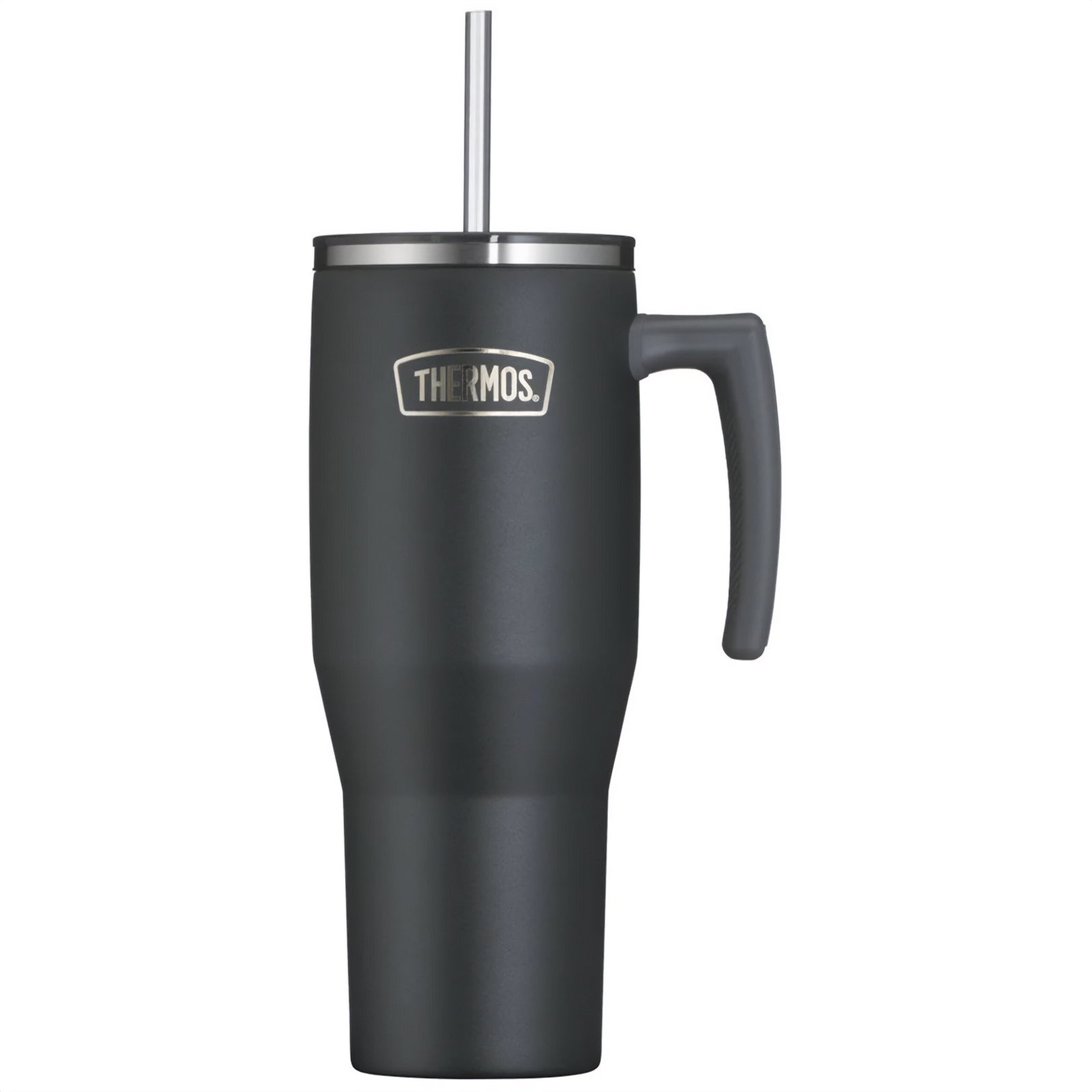 THERMOS Trinkbecher Refreshing Isolierbecher Trinkflasche Griff Strohhalm 1,1 L