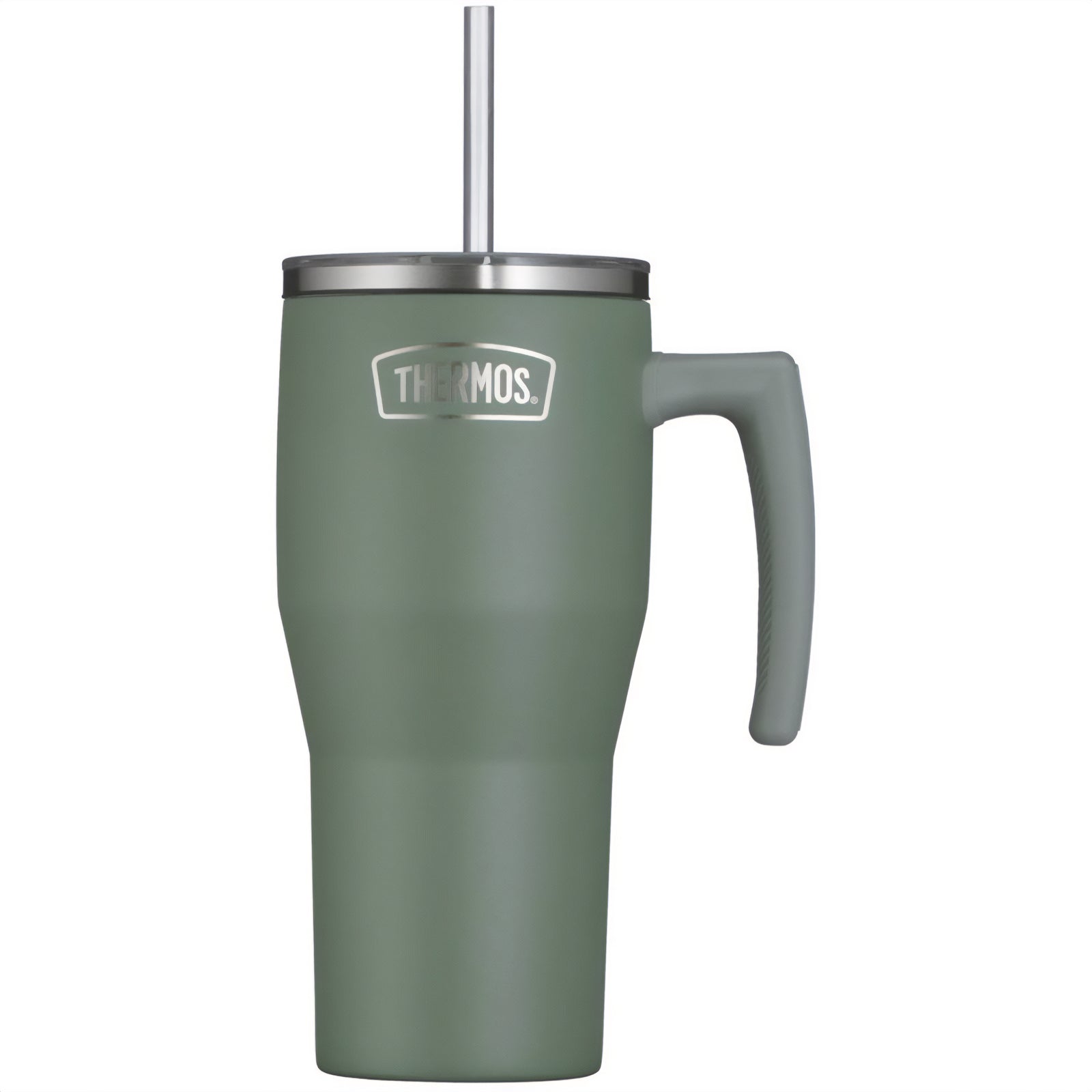 THERMOS Trinkbecher Refreshing Isolierbecher Trinkflasche Griff Strohhalm 0,85 L