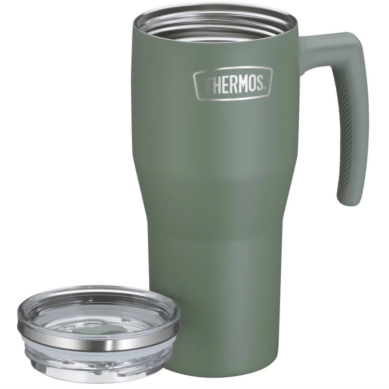 THERMOS Trinkbecher Refreshing Isolierbecher Trinkflasche Griff Strohhalm 0,85 L