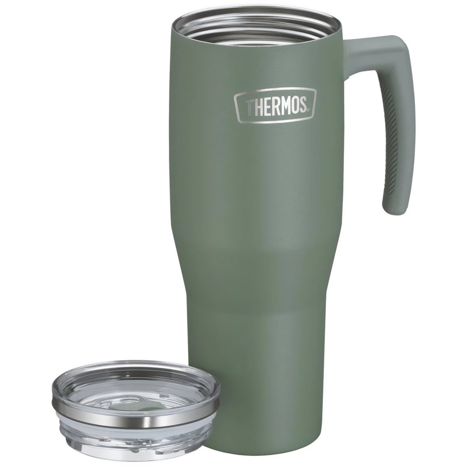THERMOS Trinkbecher Refreshing Isolierbecher Trinkflasche Griff Strohhalm 1,1 L