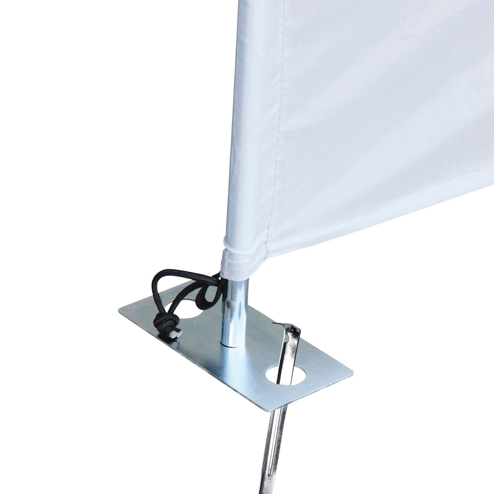 BO-CAMP Set of 4 sand peg plates for wind protection beach ground plate ground anchor