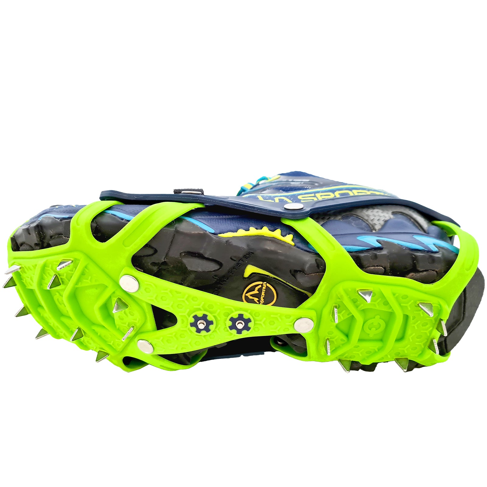 Crampons de course VERIGA, griffes à glace, pointes de chaussures, chaînes 36-47