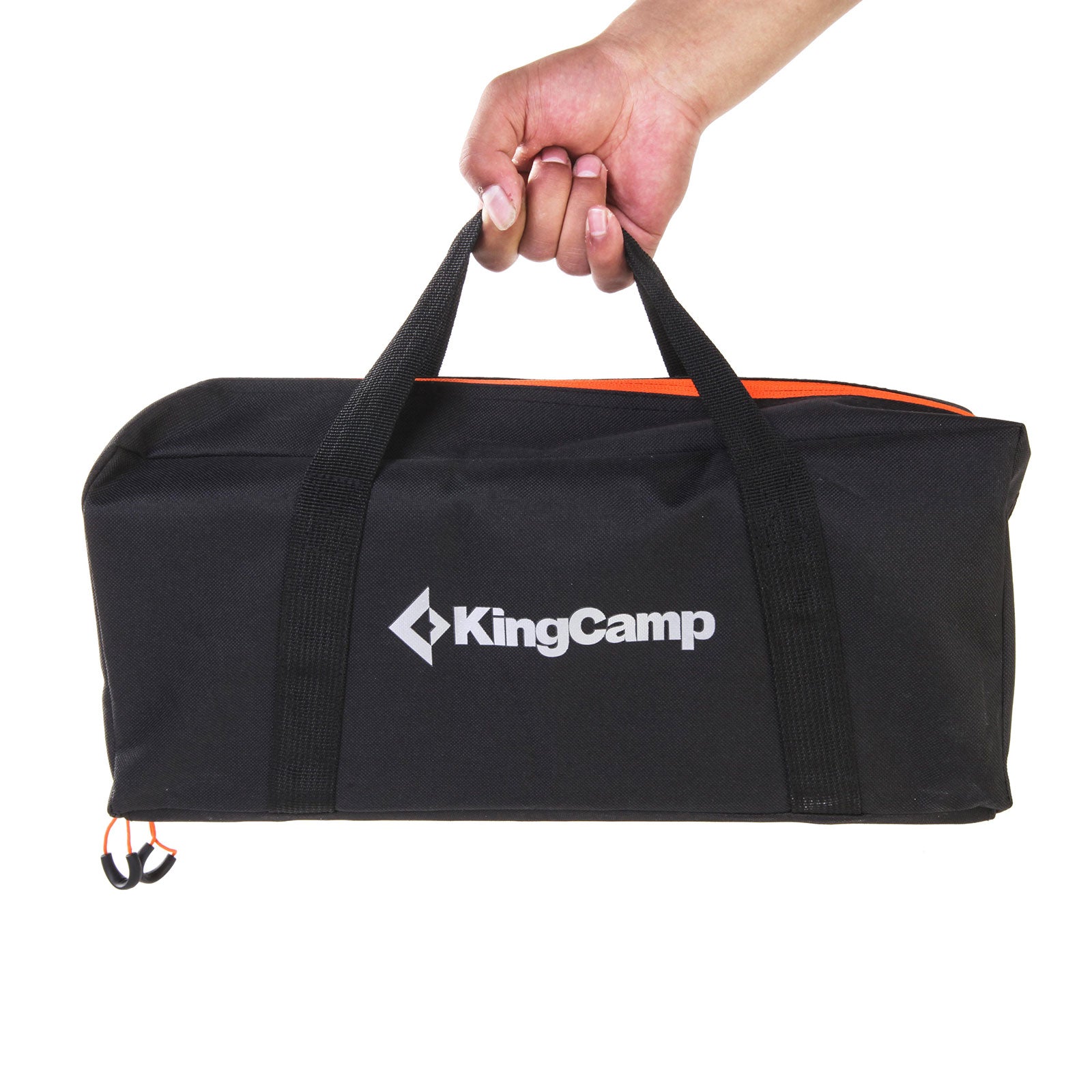 KINGCAMP Falt Tisch Camping Klapptisch Alu Bambus Holz Stufenlos Verstellbar