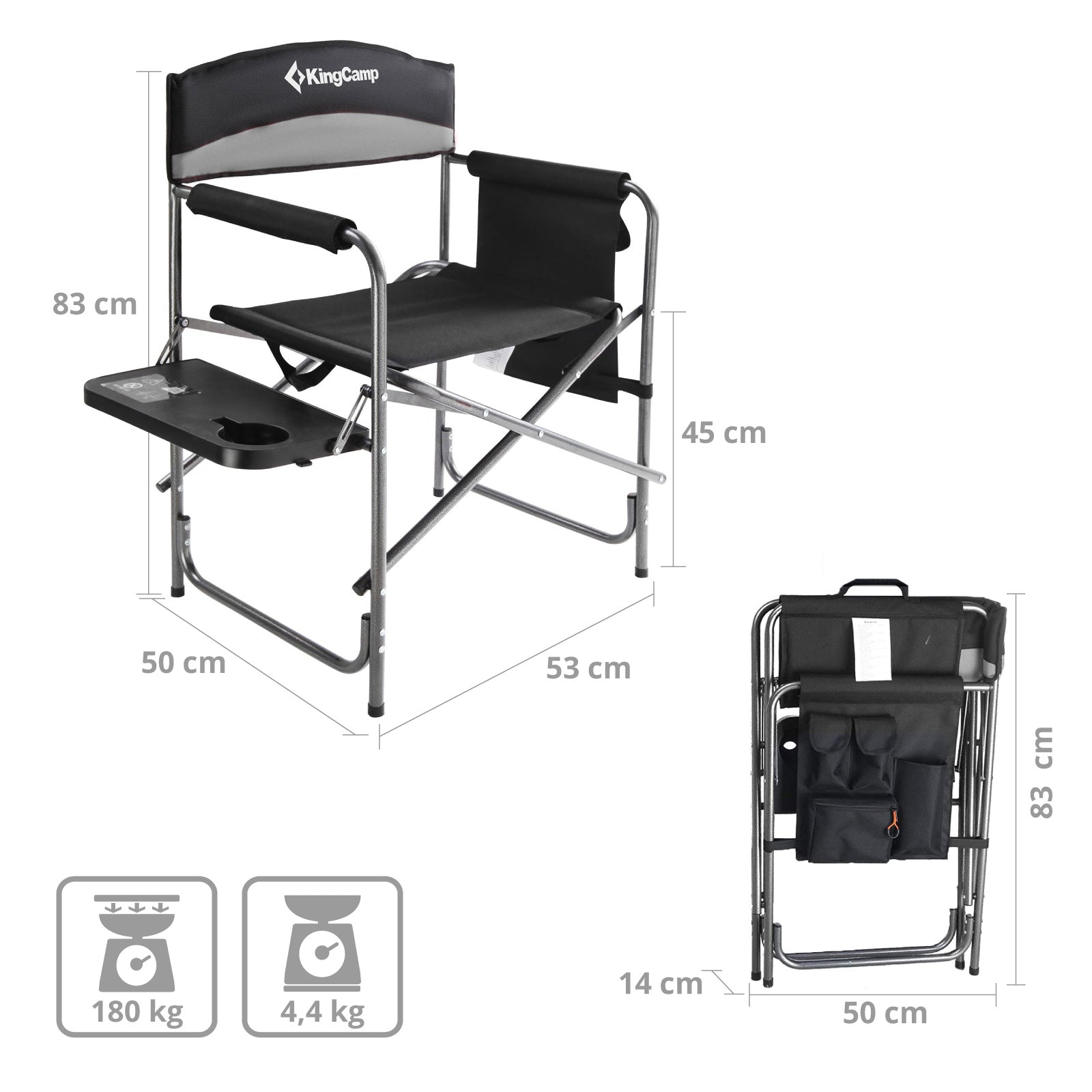 Chaise de directeur Chaise pliante de camping Director