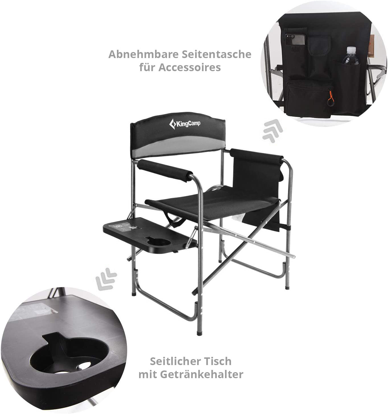 Chaise de directeur Chaise pliante de camping Director