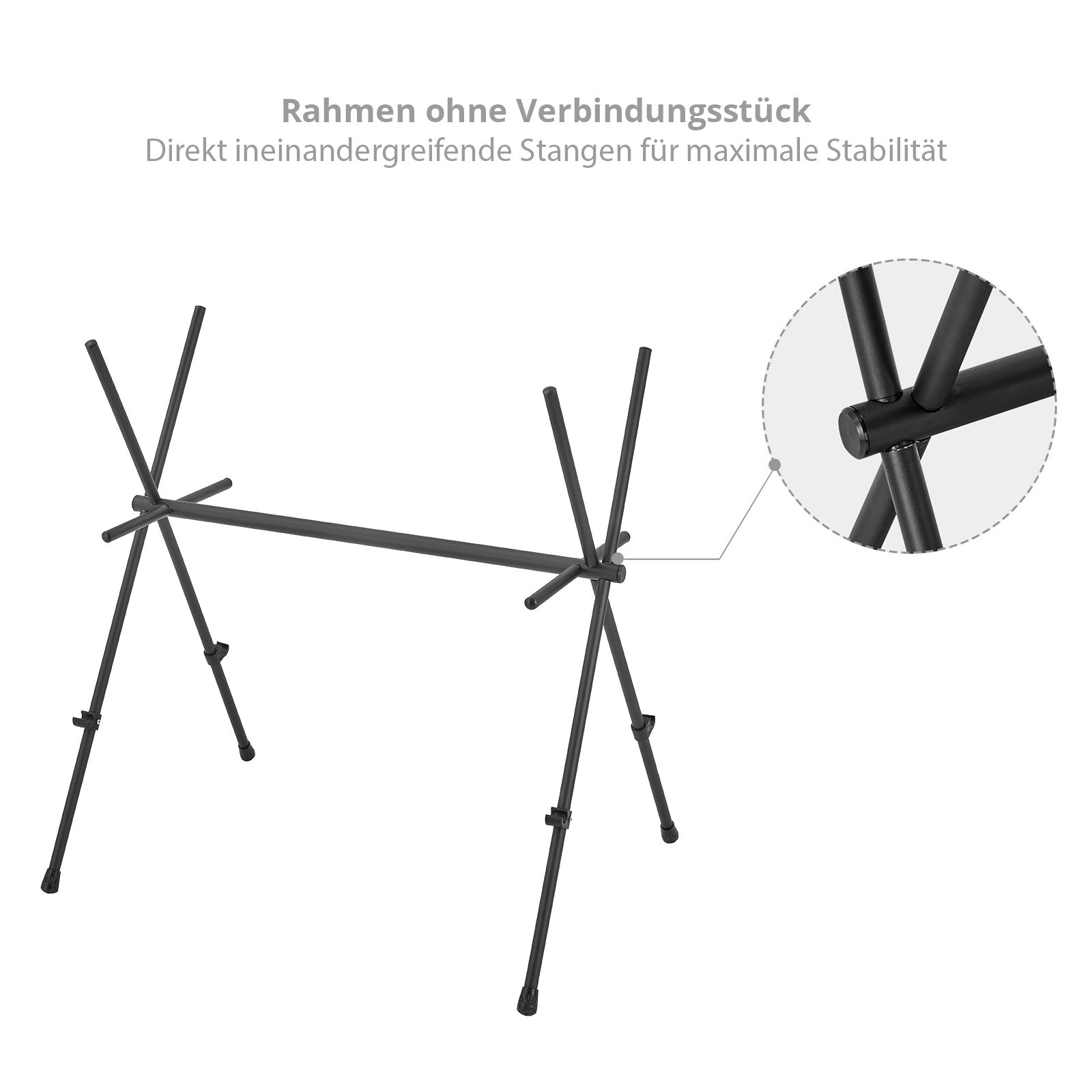 KINGCAMP Bijzettafel Camping Keukentafel Roltafel Barbecue BBQ Aluminium Bamboe Hout