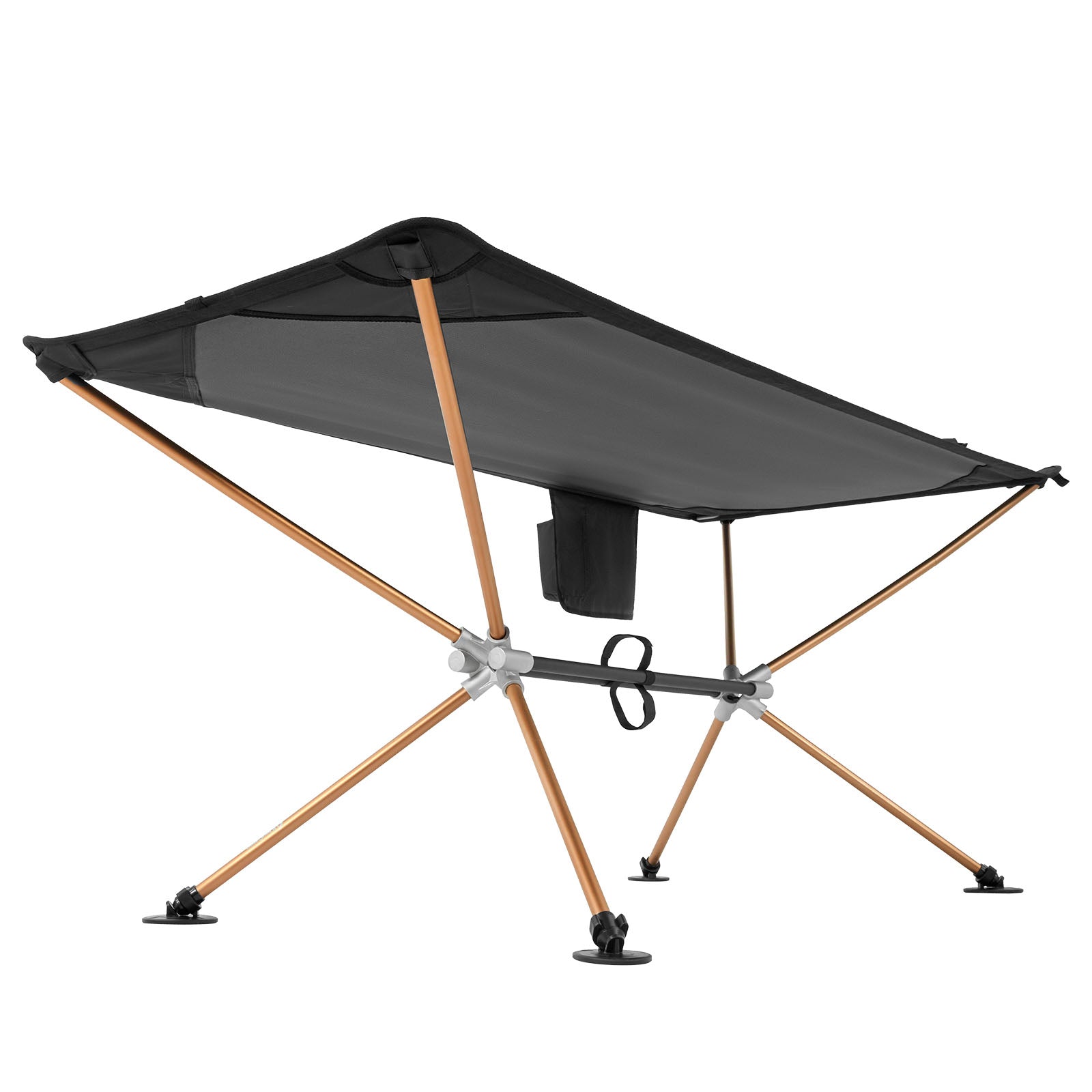 Hamac de camping pliant en aluminium Kingcamp XL, support large, capacité de charge : 120 kg