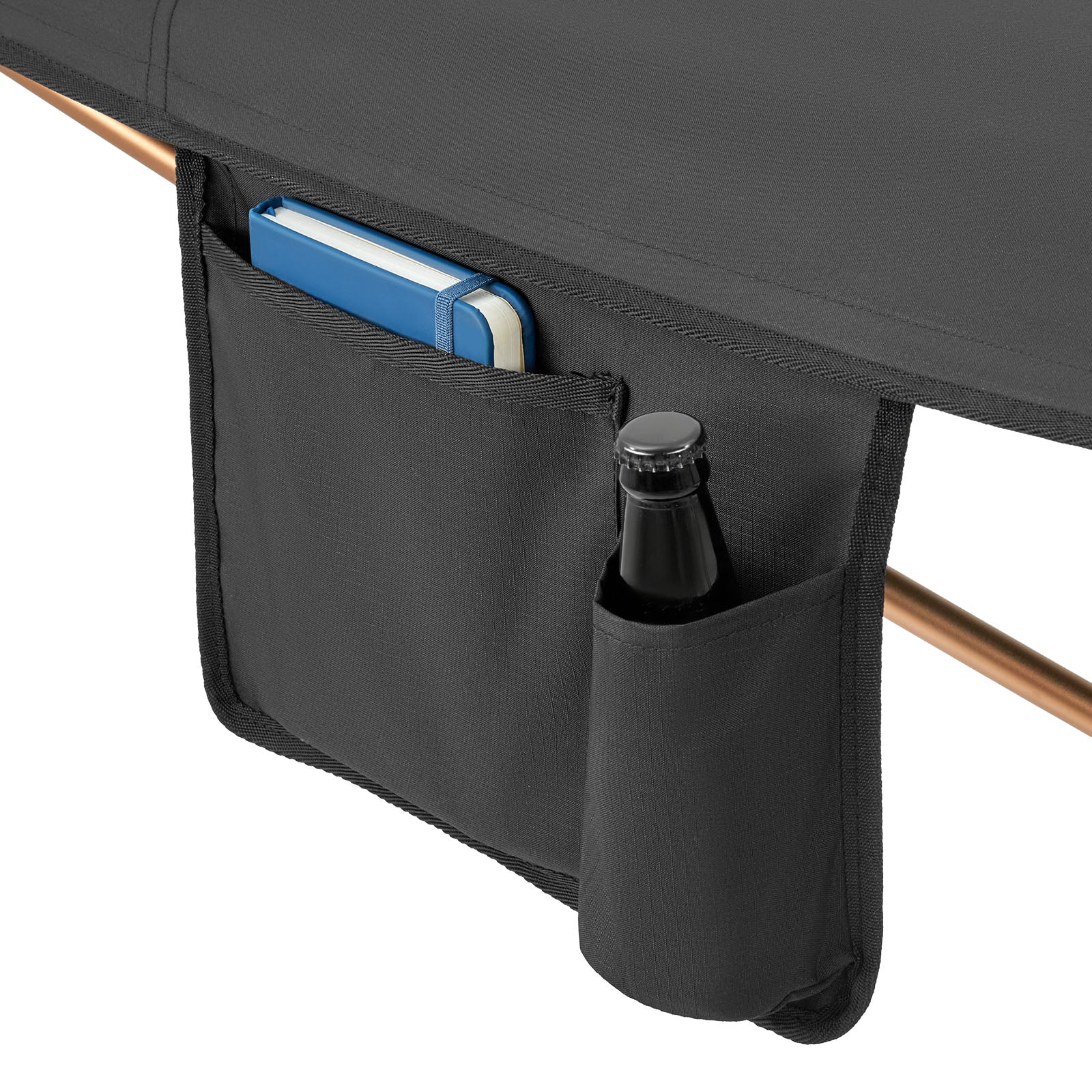 Hamac de camping pliant en aluminium Kingcamp XL, support large, capacité de charge : 120 kg
