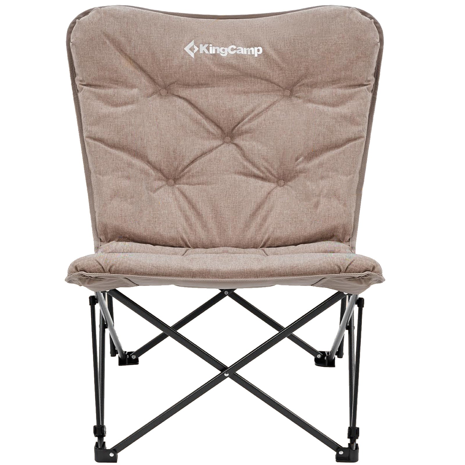 Chaise de camping KINGCAMP Lindon Relax Butterfly Chair Chaise longue en acier 136 kg