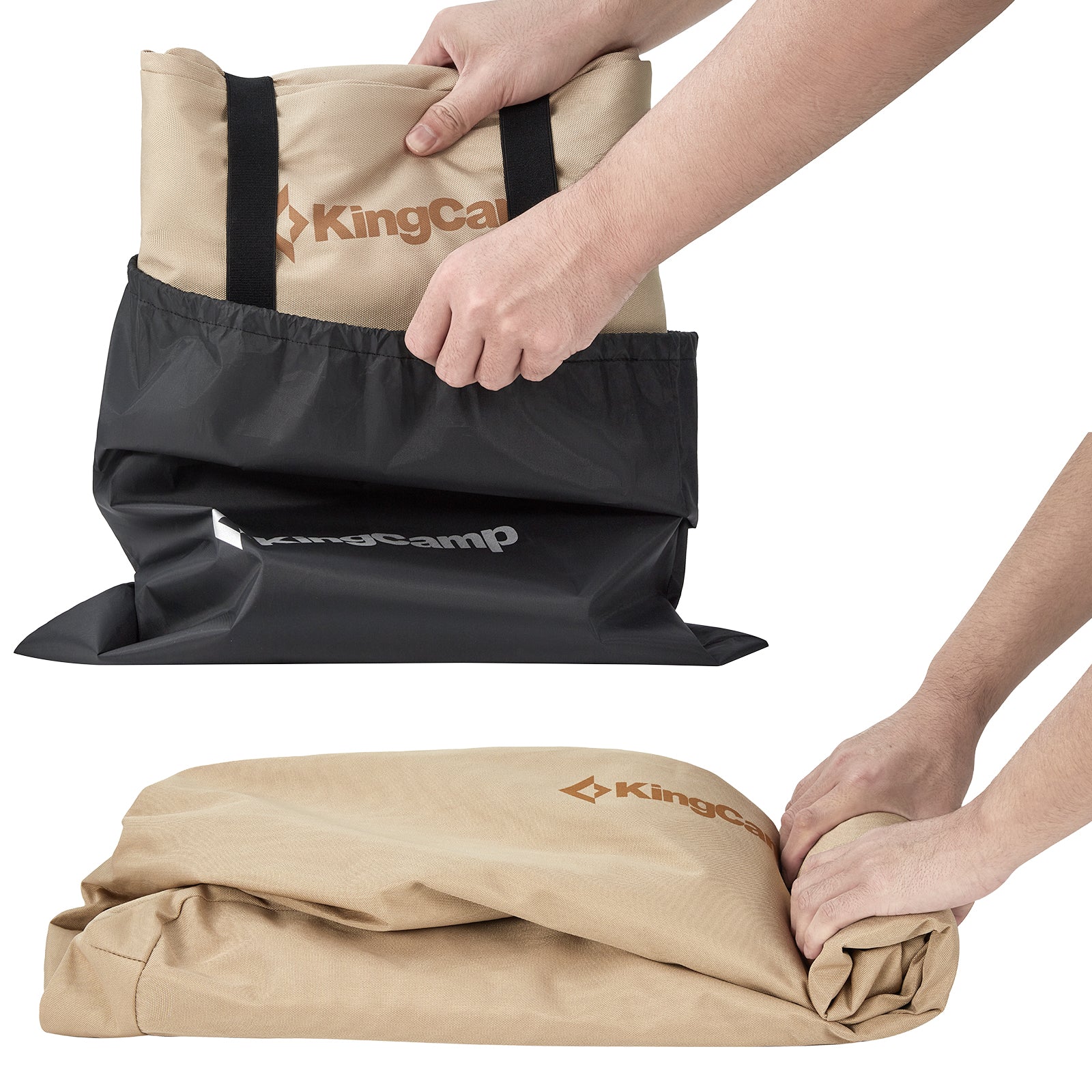 KINGCAMP Sitzhocker Aufblasbar Air Cube Camping Sitz Hocker Garten Luft Möbel