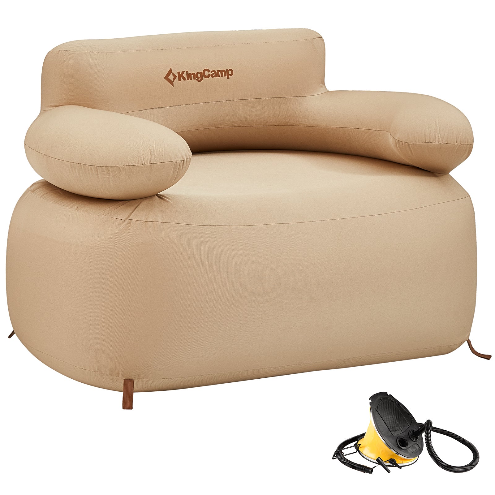 KINGCAMP Luft Sessel Air Lounger Aufblasbar Camping Sitz Glamping Garten Möbel