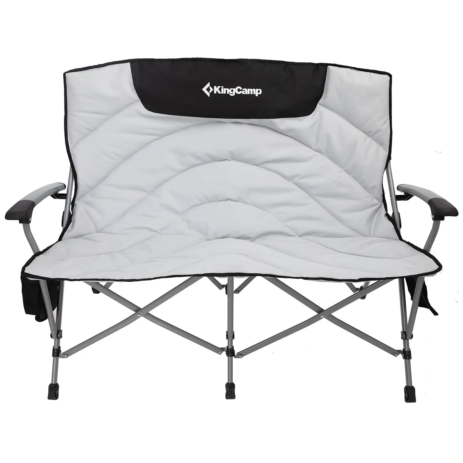 KINGCAMP Campingstuhl Sofa Comfort Duo Doppel Lounge 2 Personen Stuhl 272 kg