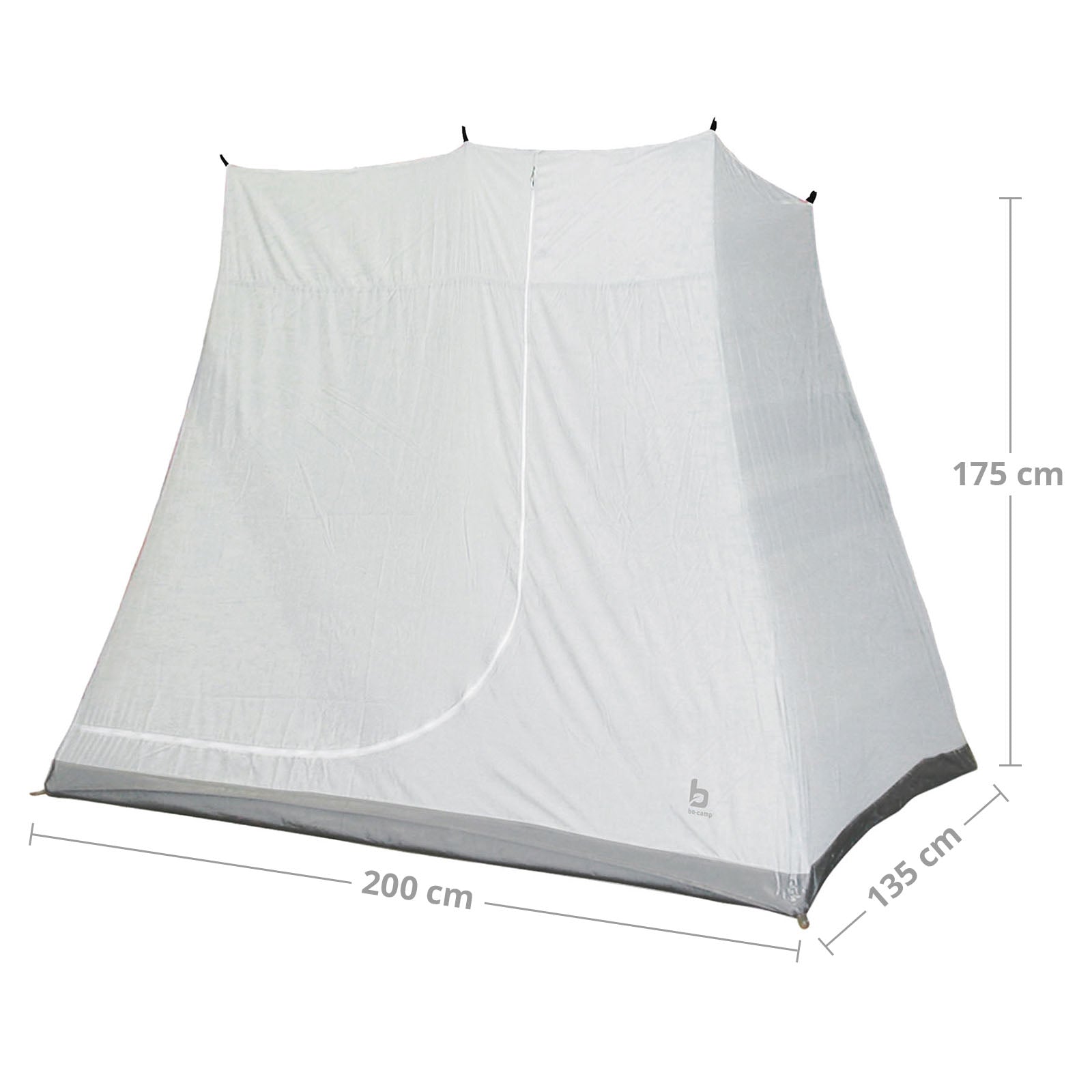 BO-CAMP binnentent voor voortent - universele slaapcabine voor op de camping 200x135x175