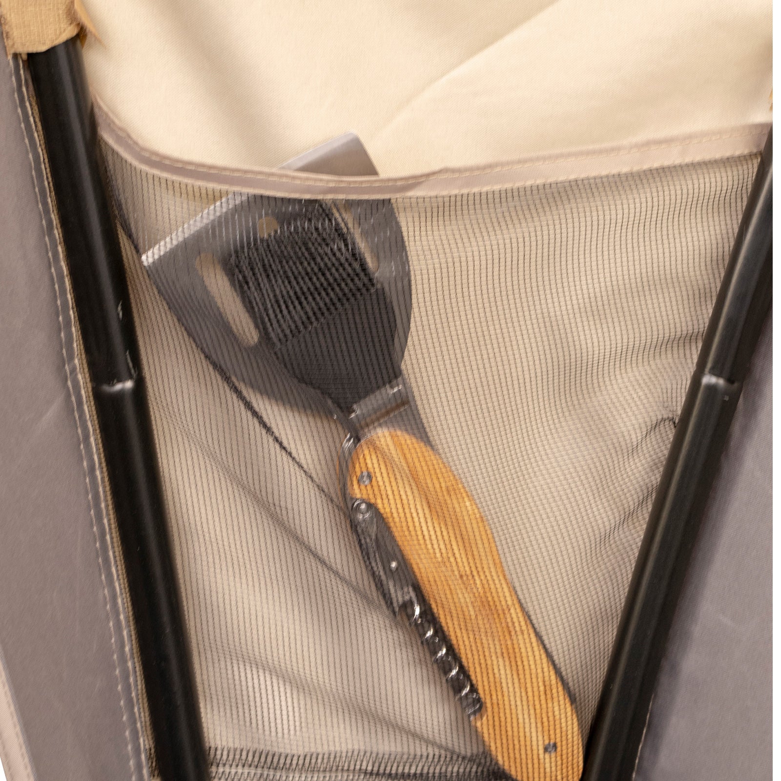 BO-CAMP Pavillon de jardin Abri de fête L Tente de cuisine de camping Événement de plage Acier