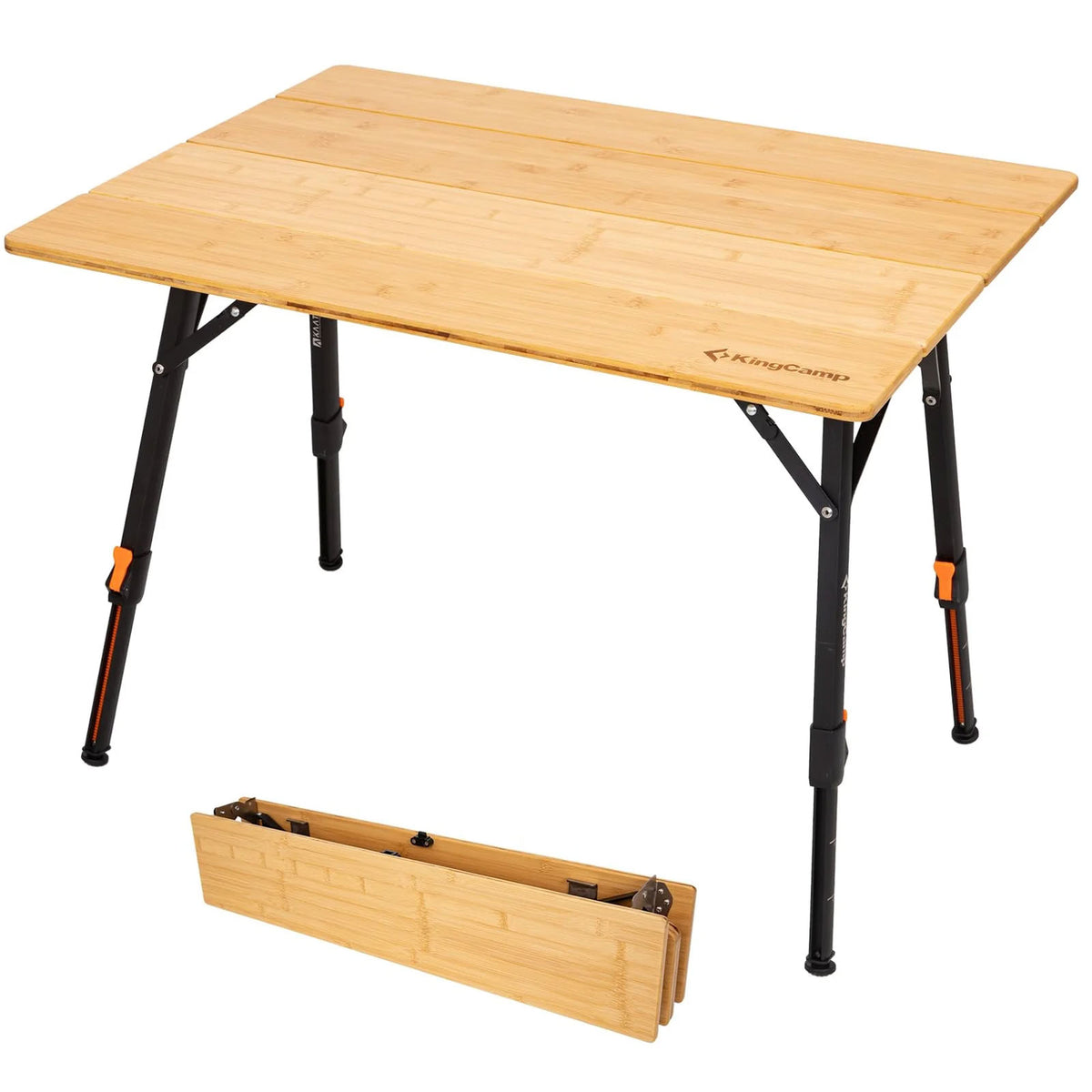 campingtisch holz groß KINGCAMP Bambus Woboo M Camping Falttisch Klapptisch Herstellerfarbe:Fading Purple Matt TERRA ADVENTURE GEAR | shipping-limit : us-only