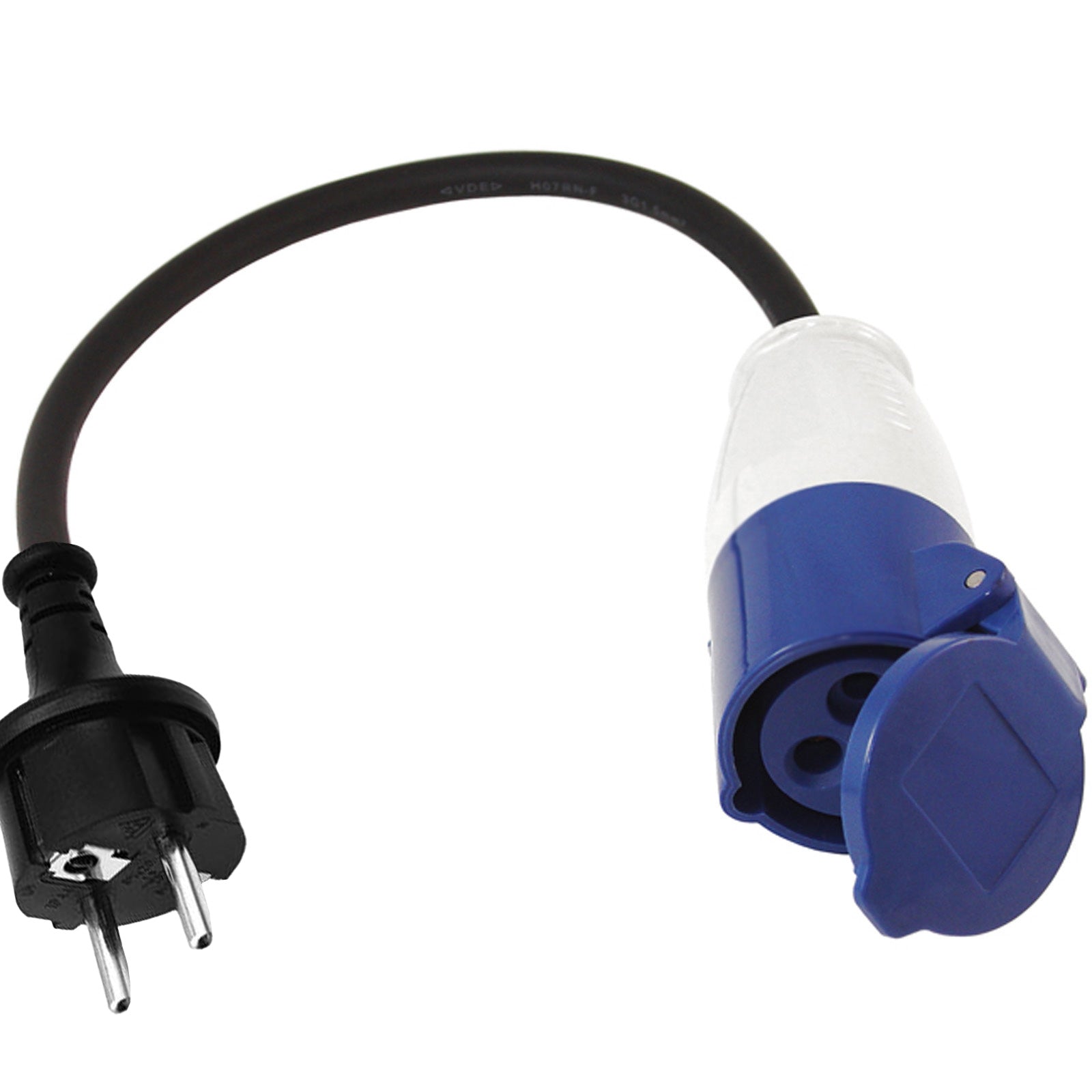 GIMEG Camping Adapterkabel Frankreich CEE Adapter Kupplung Strom Kabel Südeuropa