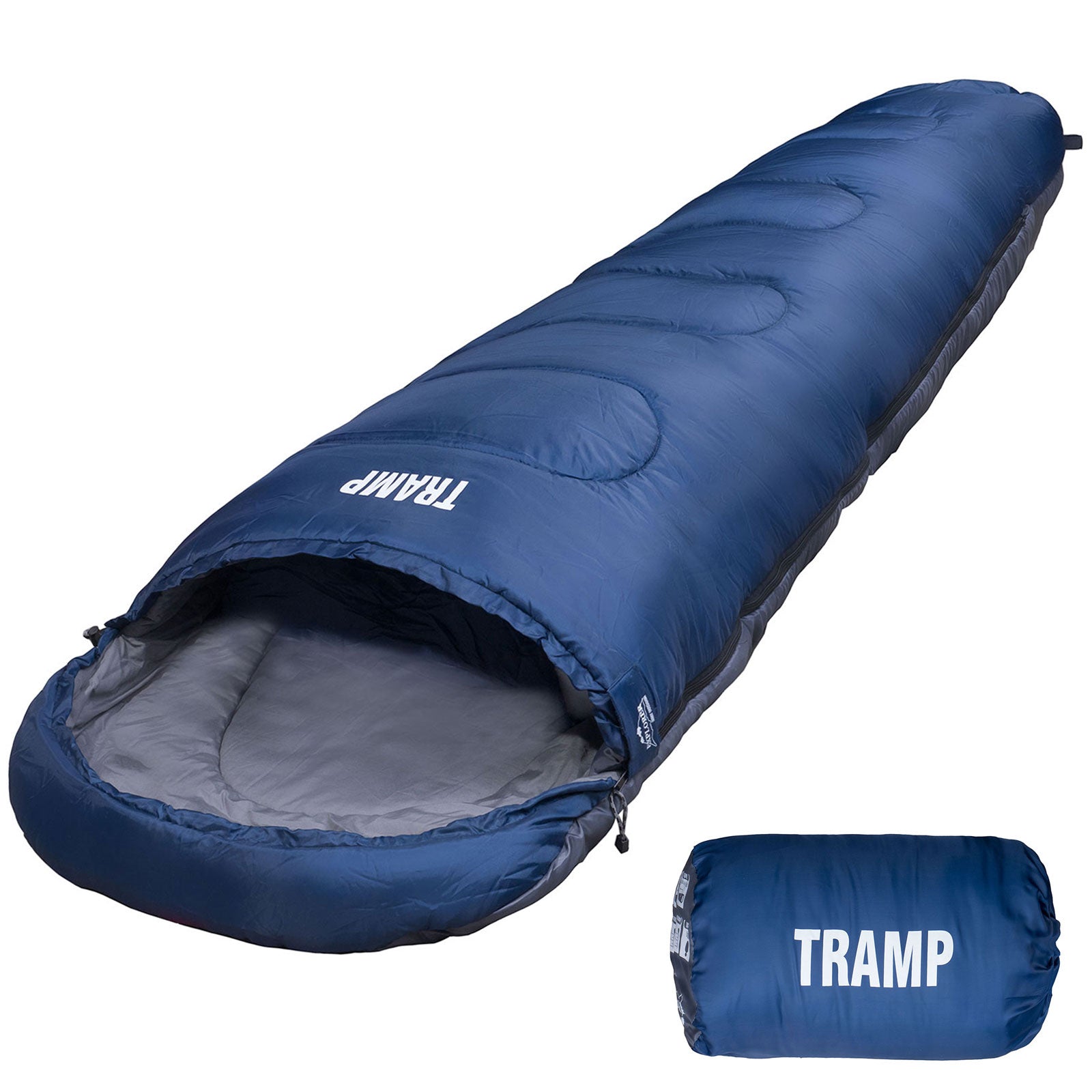 EXPLORER Mumienschlafsack Tramp Sommer Schlafsack 230 cm Lang Breit -9°C