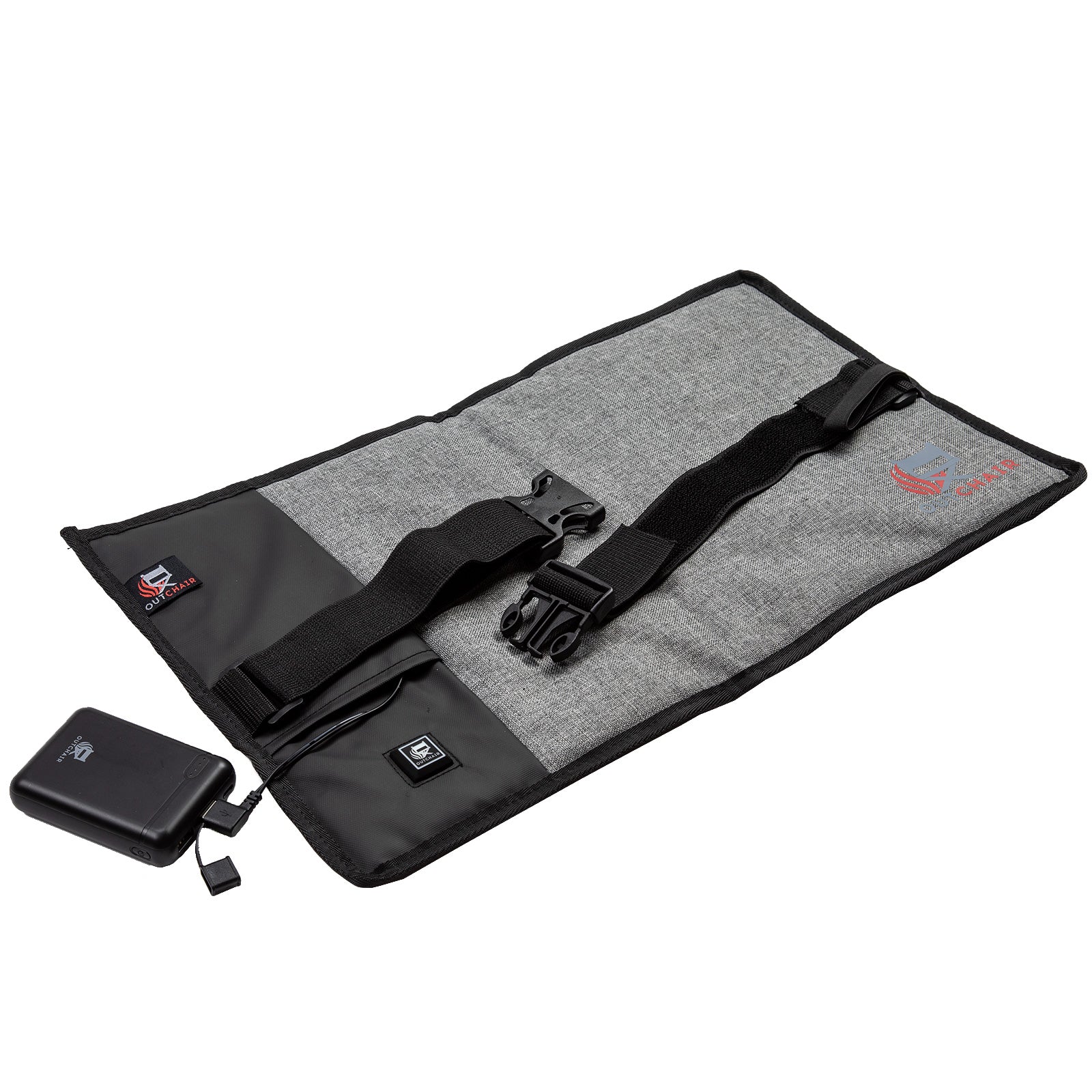 OUTCHAIR zitverwarmingskussen Heat Pad Pro thermokussen stadion vissen verwarmd accu