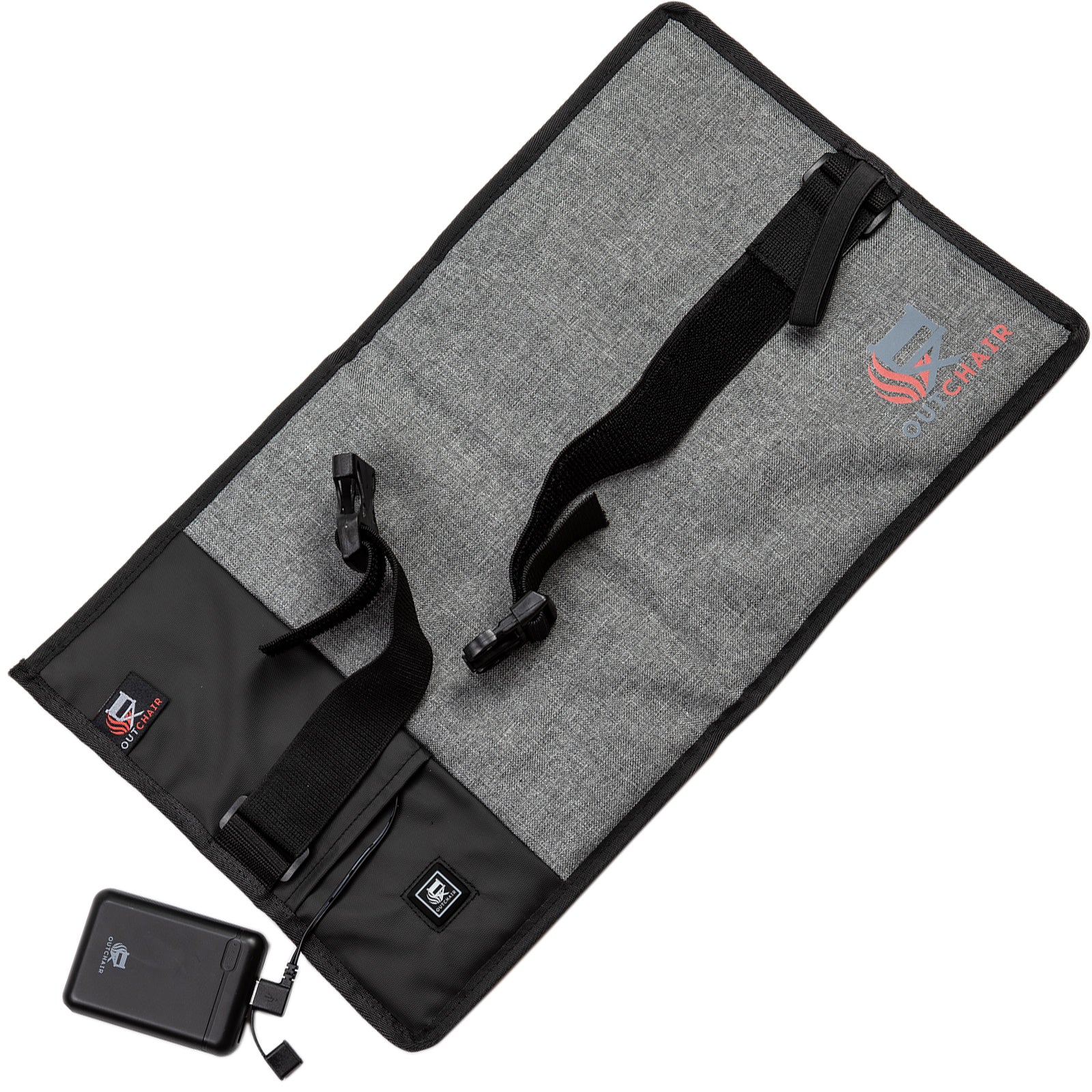 OUTCHAIR zitverwarmingskussen Heat Pad Pro thermokussen stadion vissen verwarmd accu