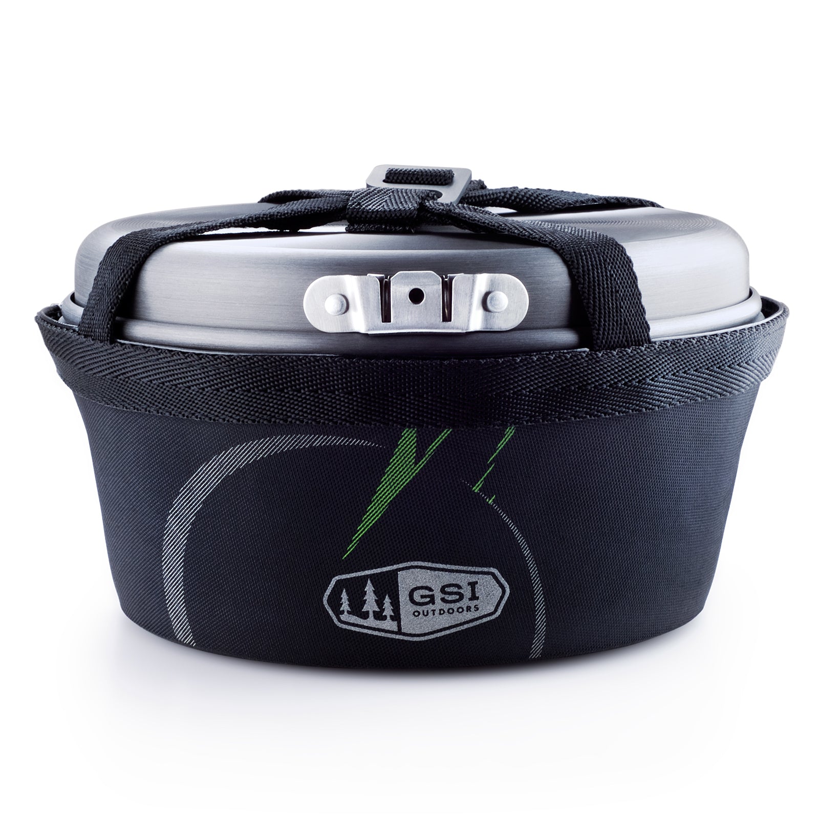 Batterie de cuisine de camping GSI Pinnacle Pot Pan Cuisine extérieure empilable 11 pièces